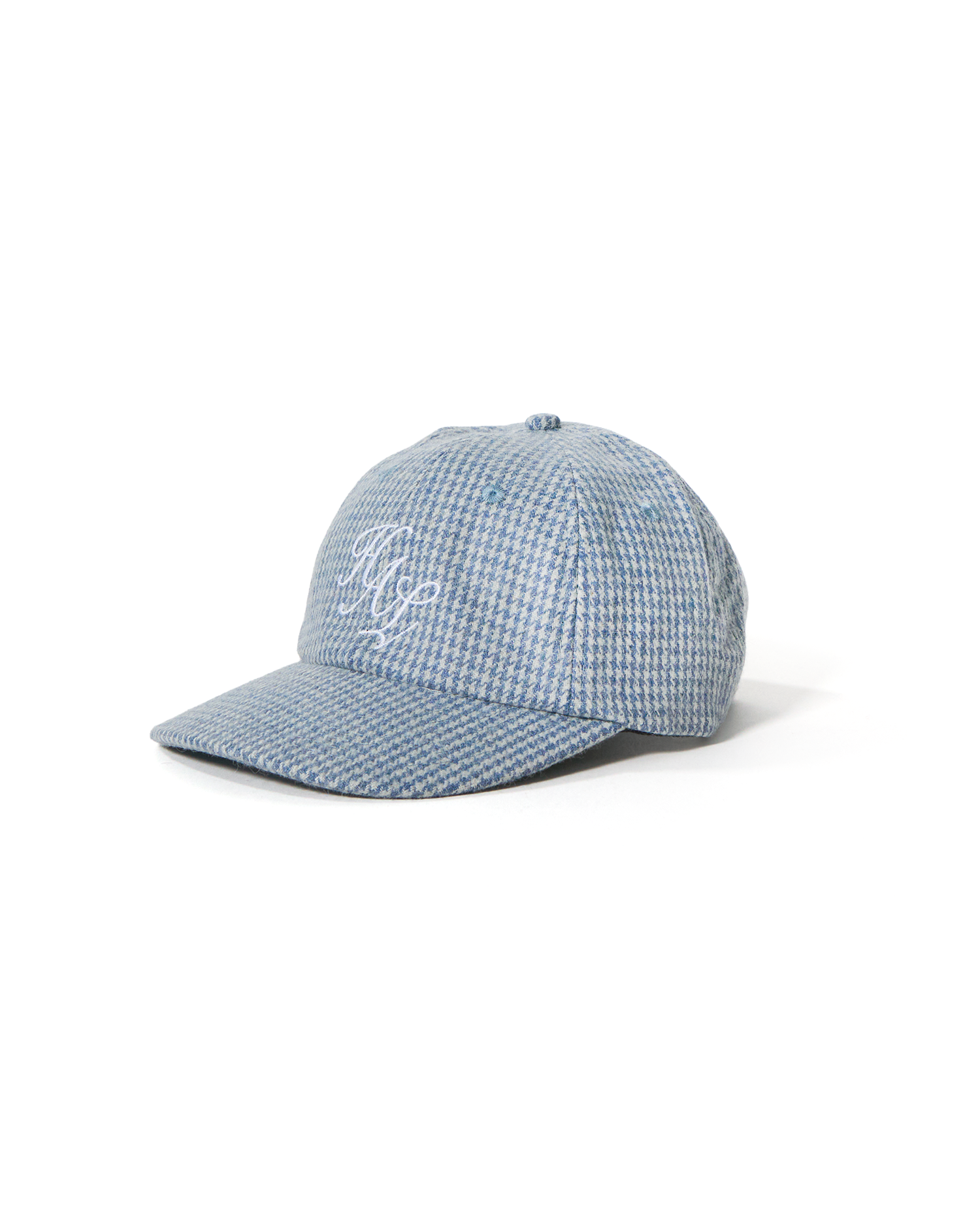 Houndstooth HAL Script Logo Hat - Blue
