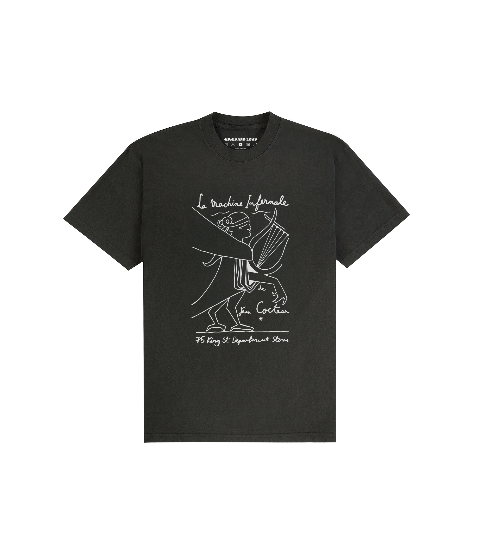 SS25 Department Store T-shirt - Faded Black