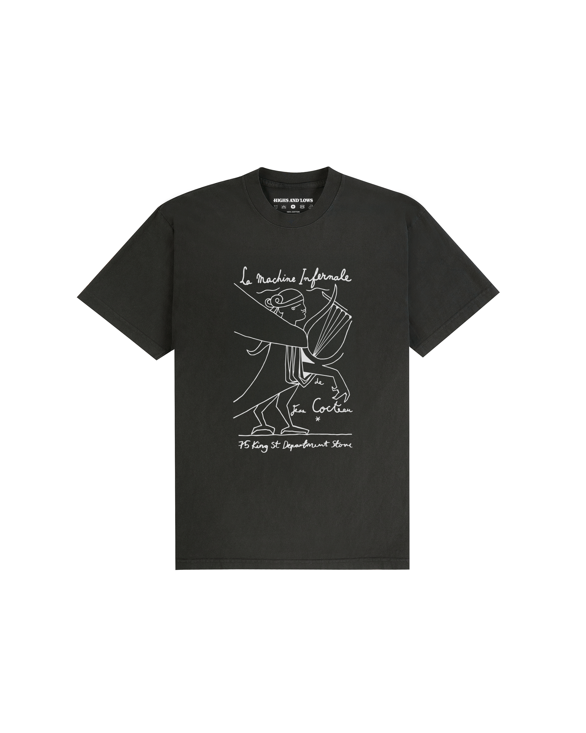 SS25 Department Store T-shirt - Faded Black