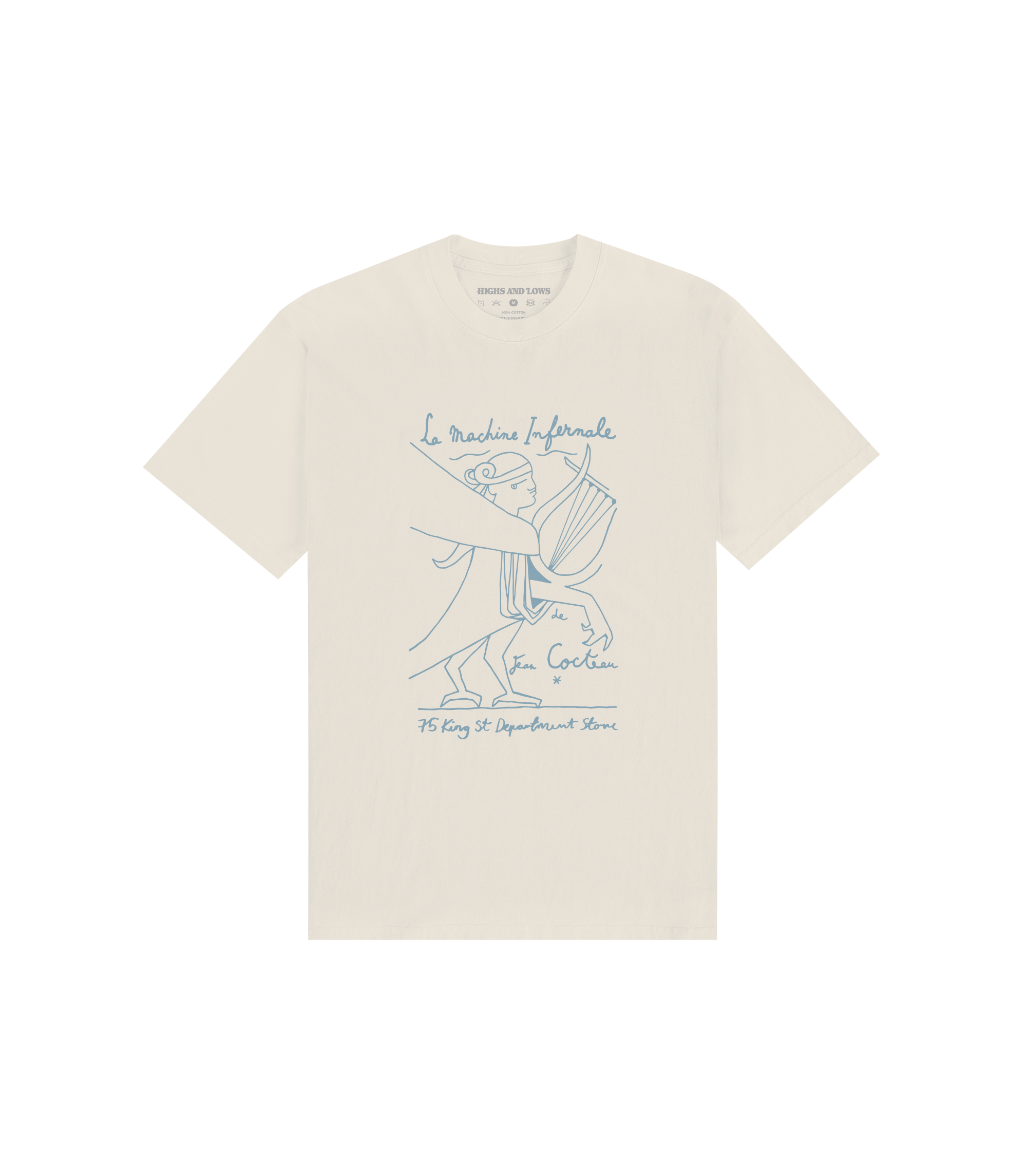 SS25 Department Store T-shirt - Faded Bone