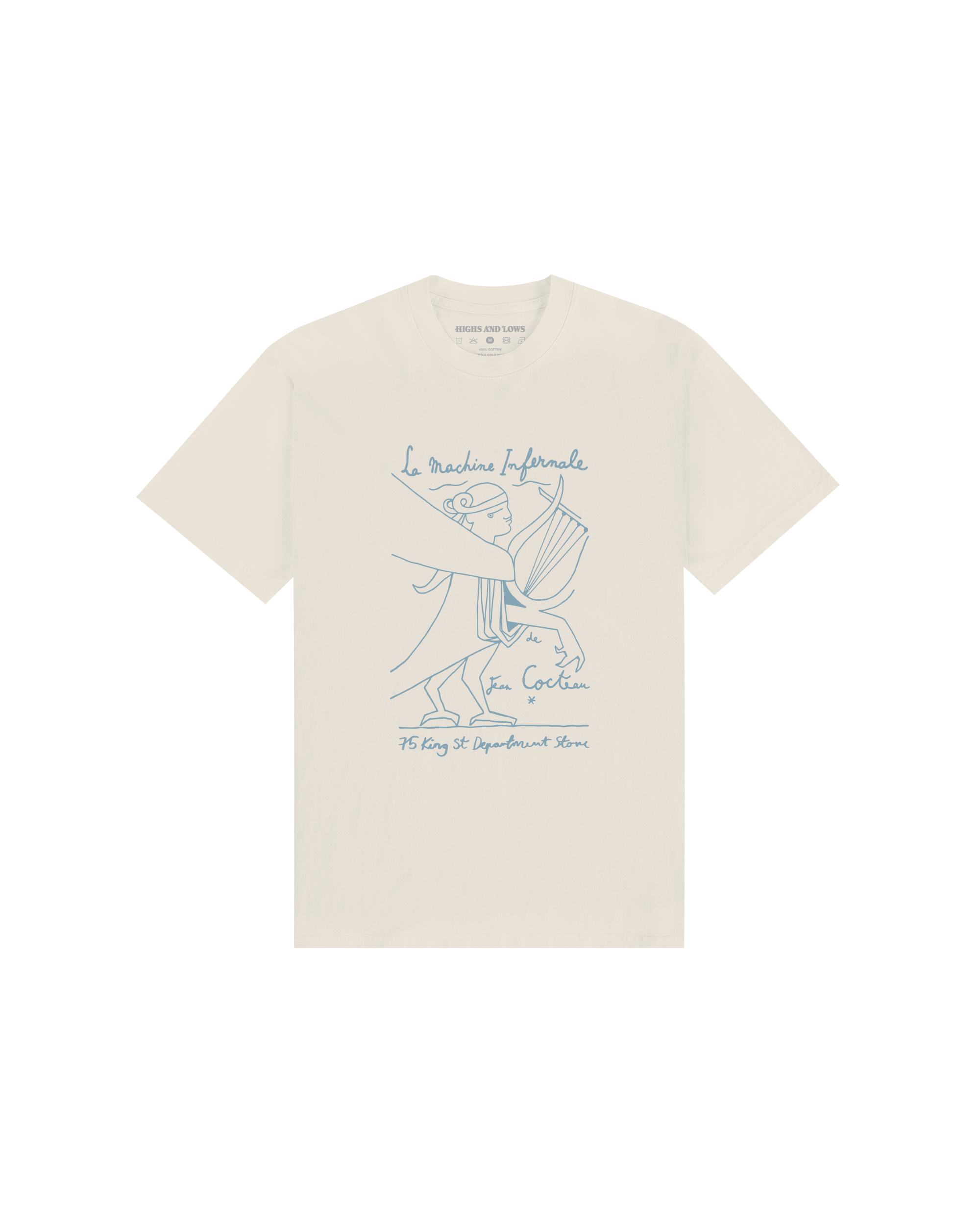 SS25 Department Store T-shirt - Faded Bone
