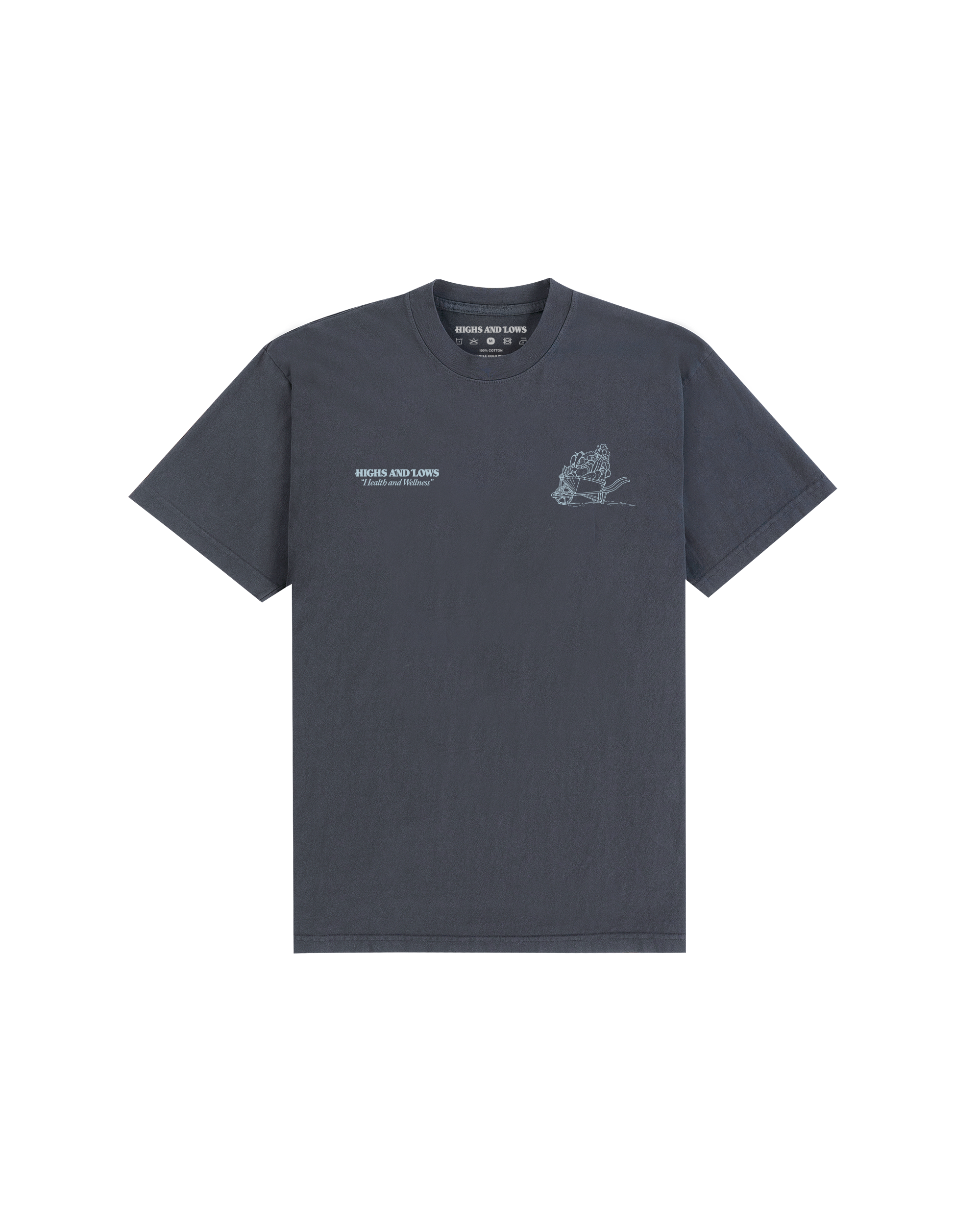 Farmers Market T-shirt - Faded Indigo