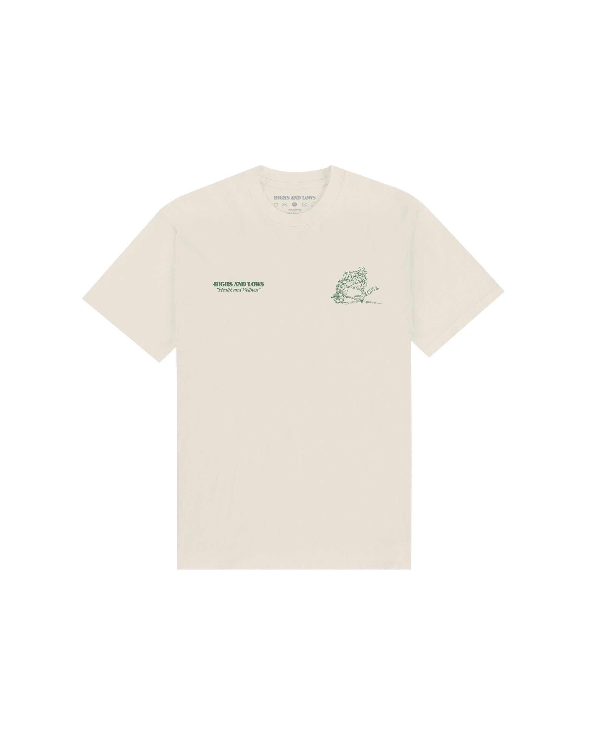 Farmers Market T-shirt - Faded Bone