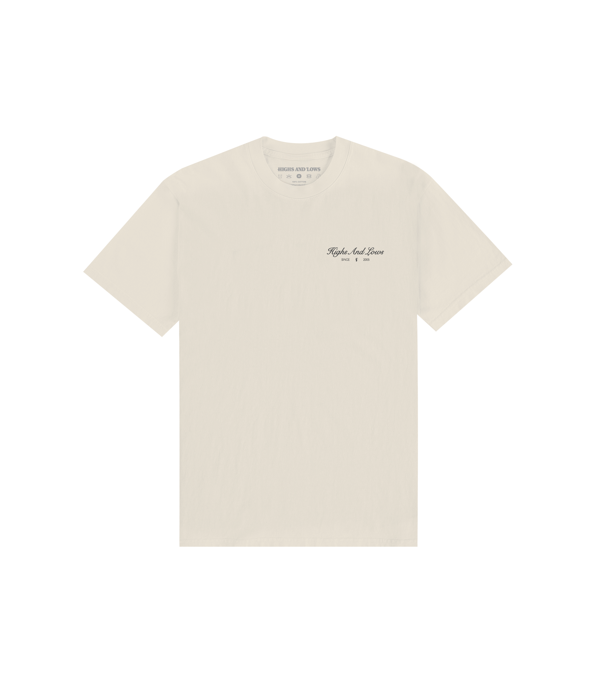 Title T-Shirt - Faded Bone