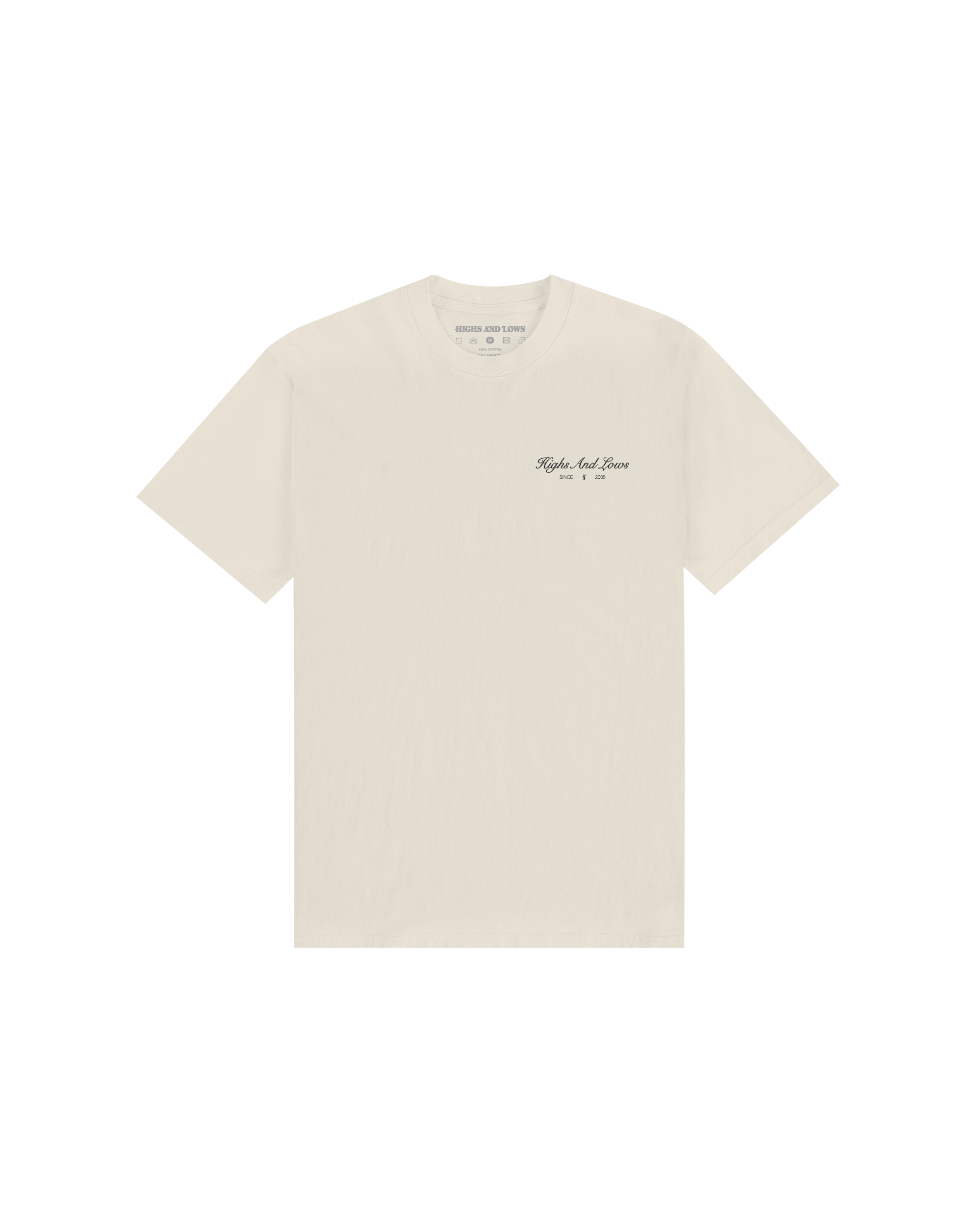 Title T-Shirt - Faded Bone
