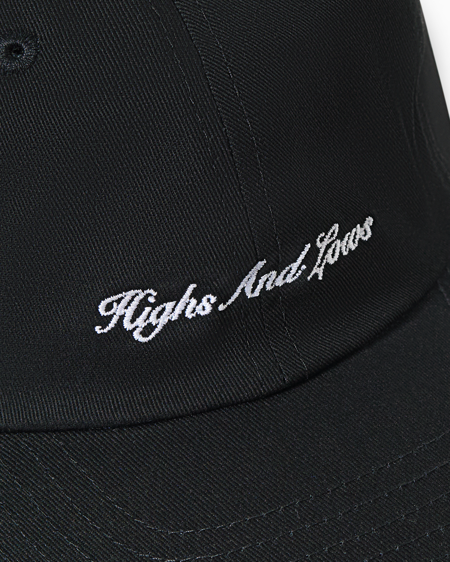 Script Logo Hat - Black