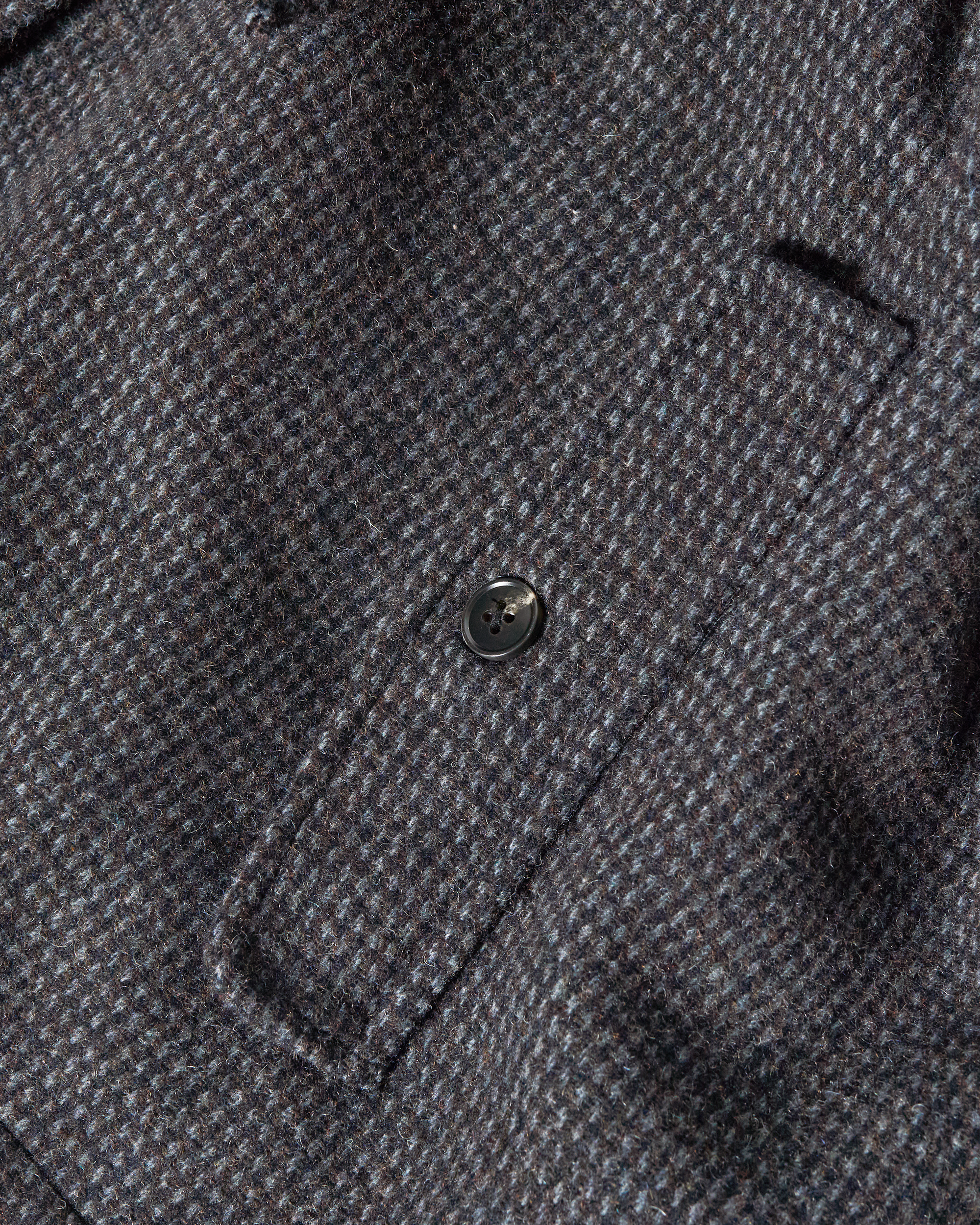Petal Collar Tie Peacoat - Brown / Blue