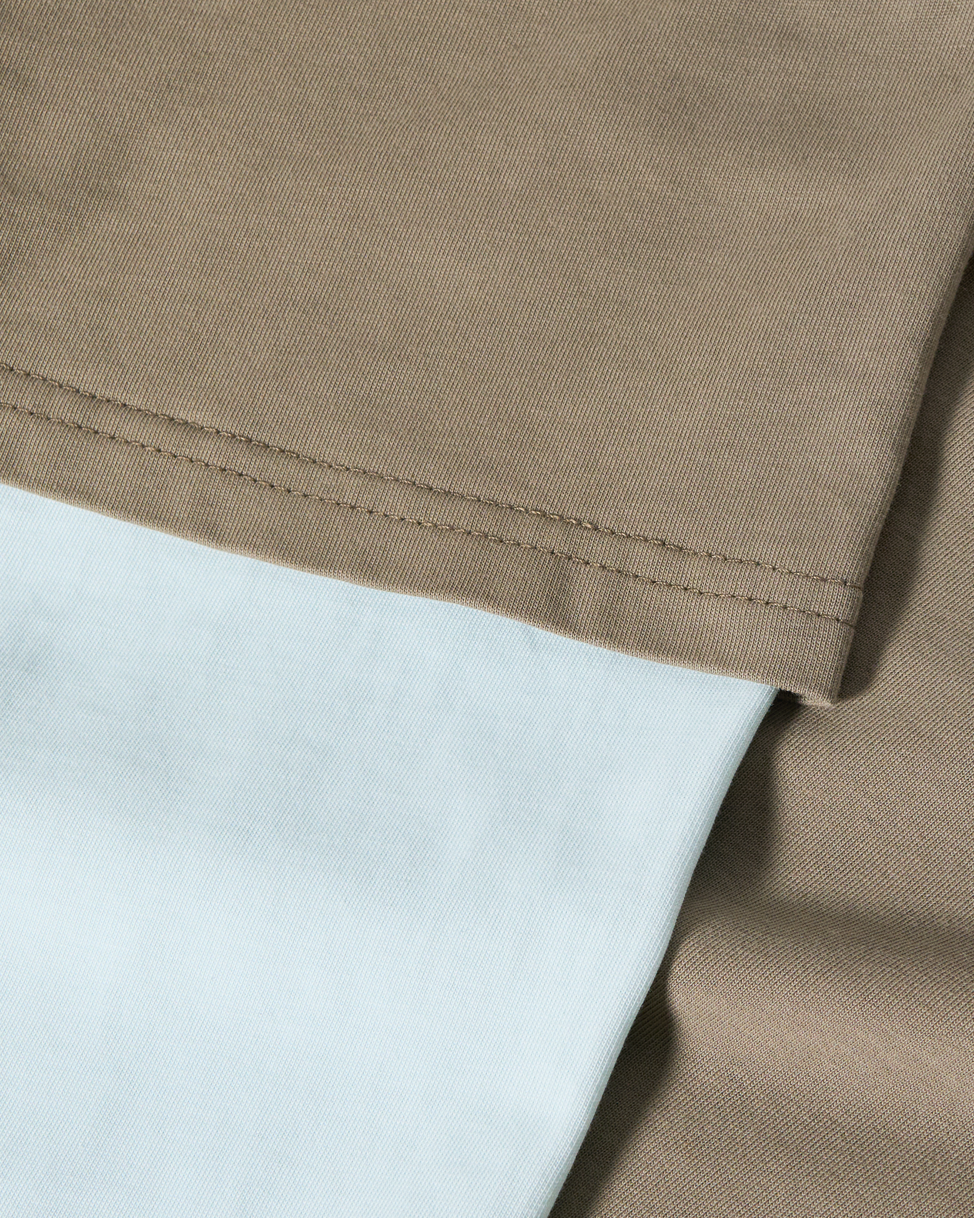 Layered L/S T-shirt - Vetiver / Mint