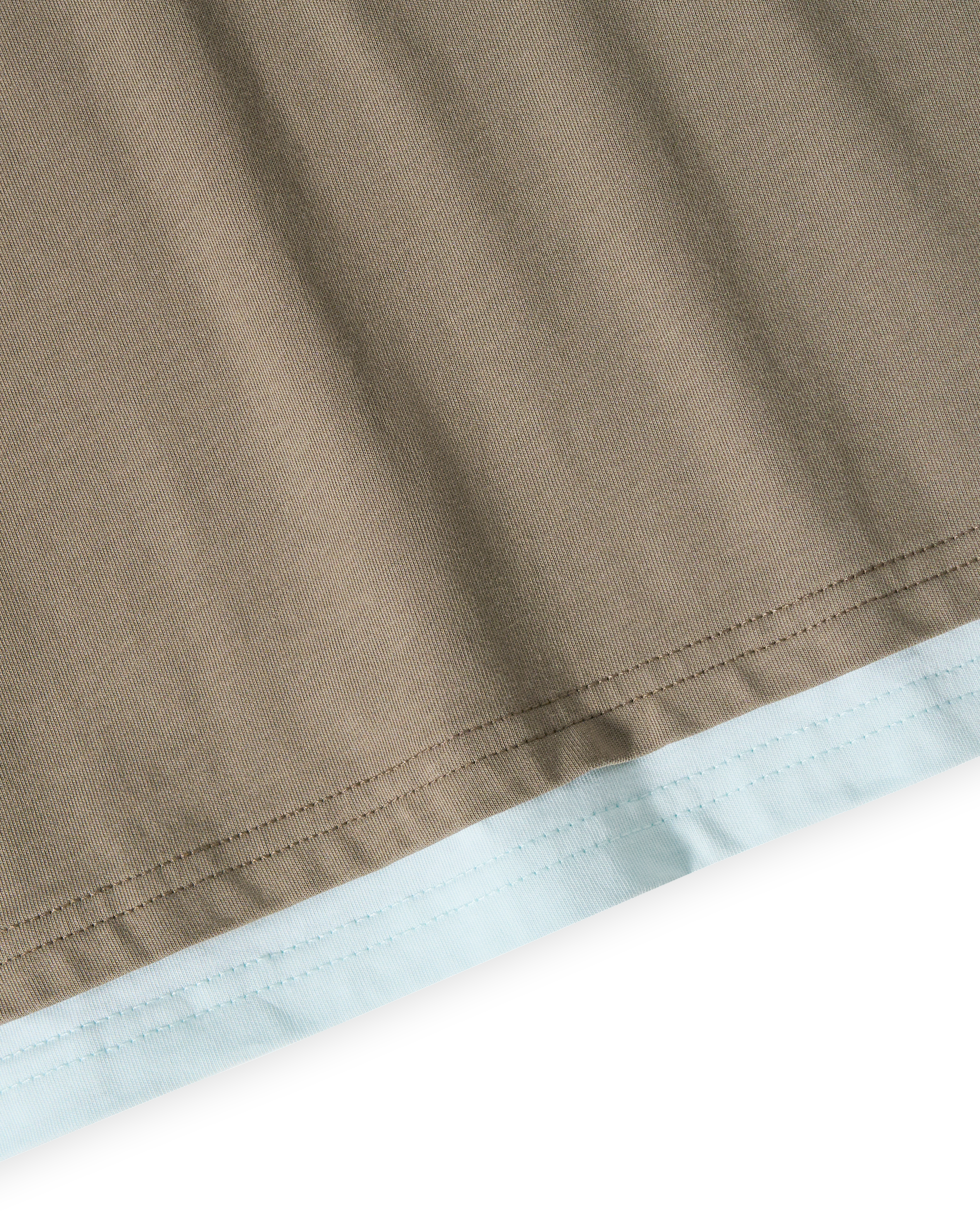 Layered L/S T-shirt - Vetiver / Mint