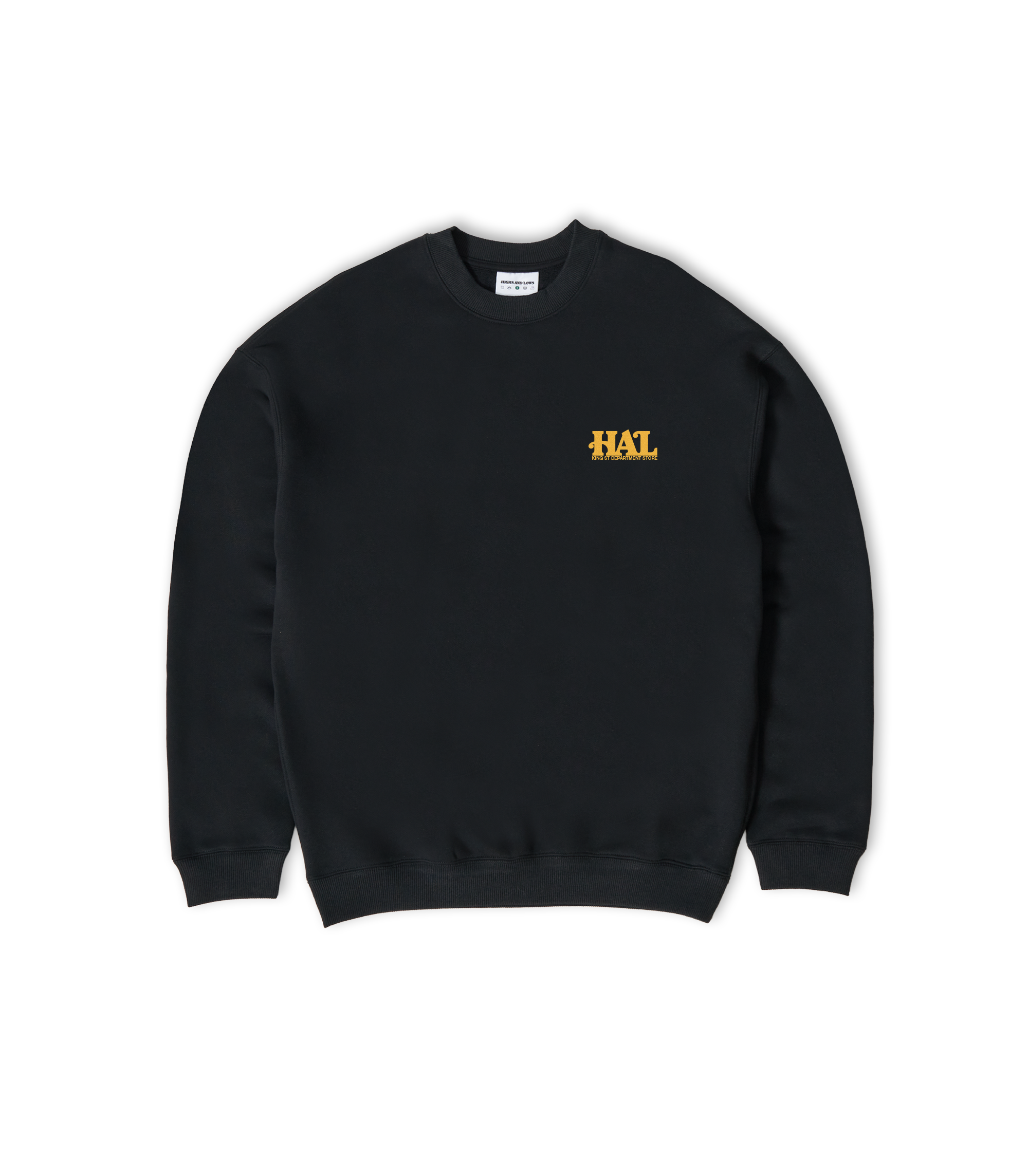 HAL Logo Crewneck Sweatshirt - Black