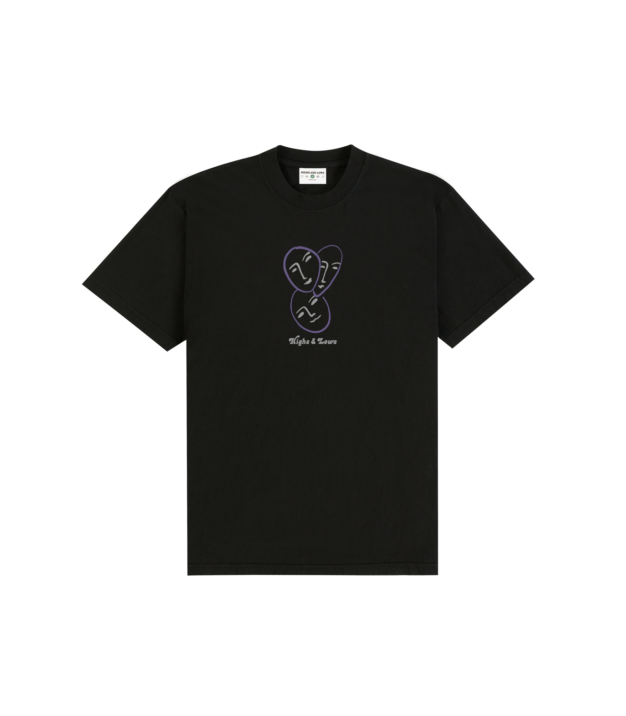 World Go Round T-shirt - Black