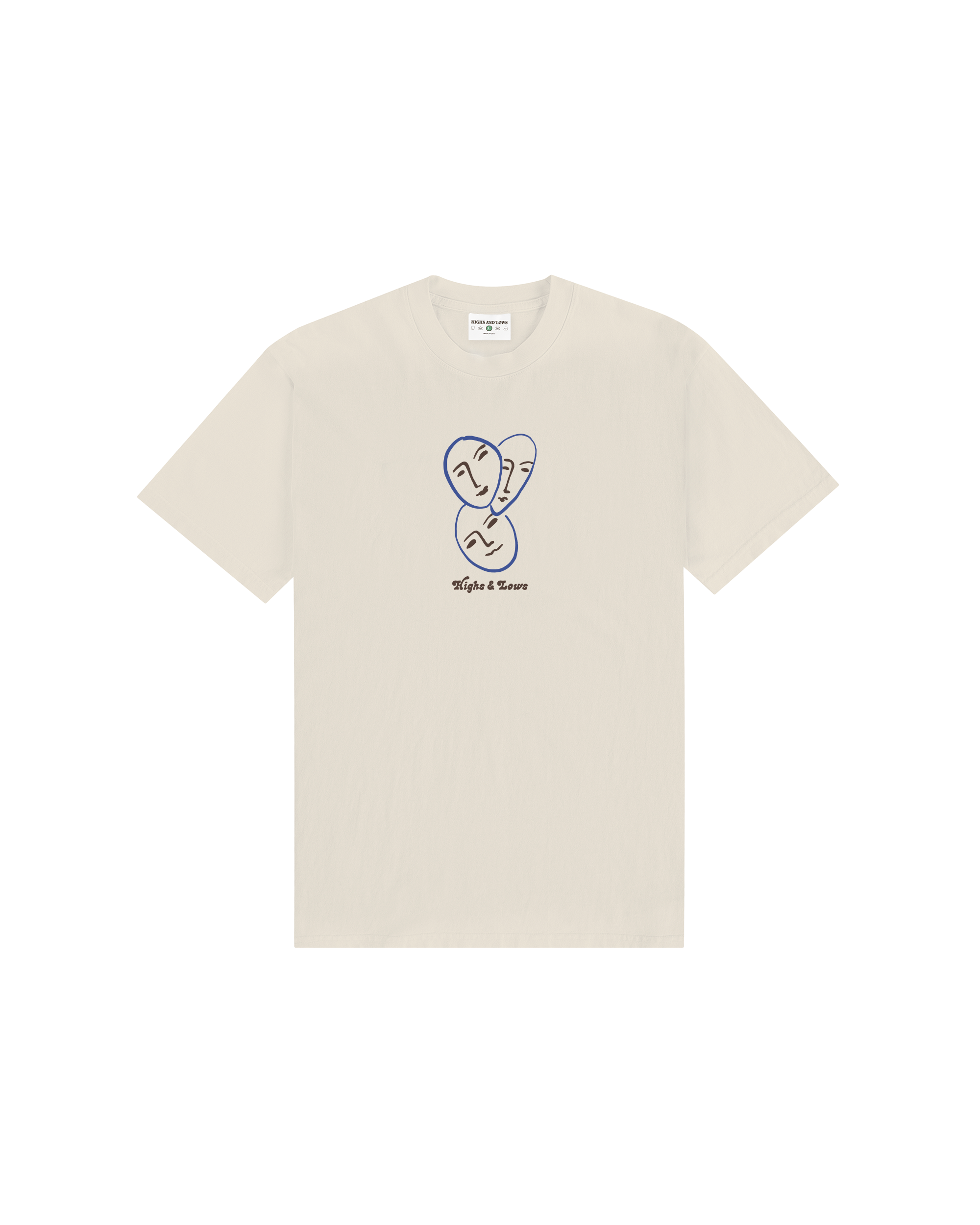 World Go Round T-shirt - Crème