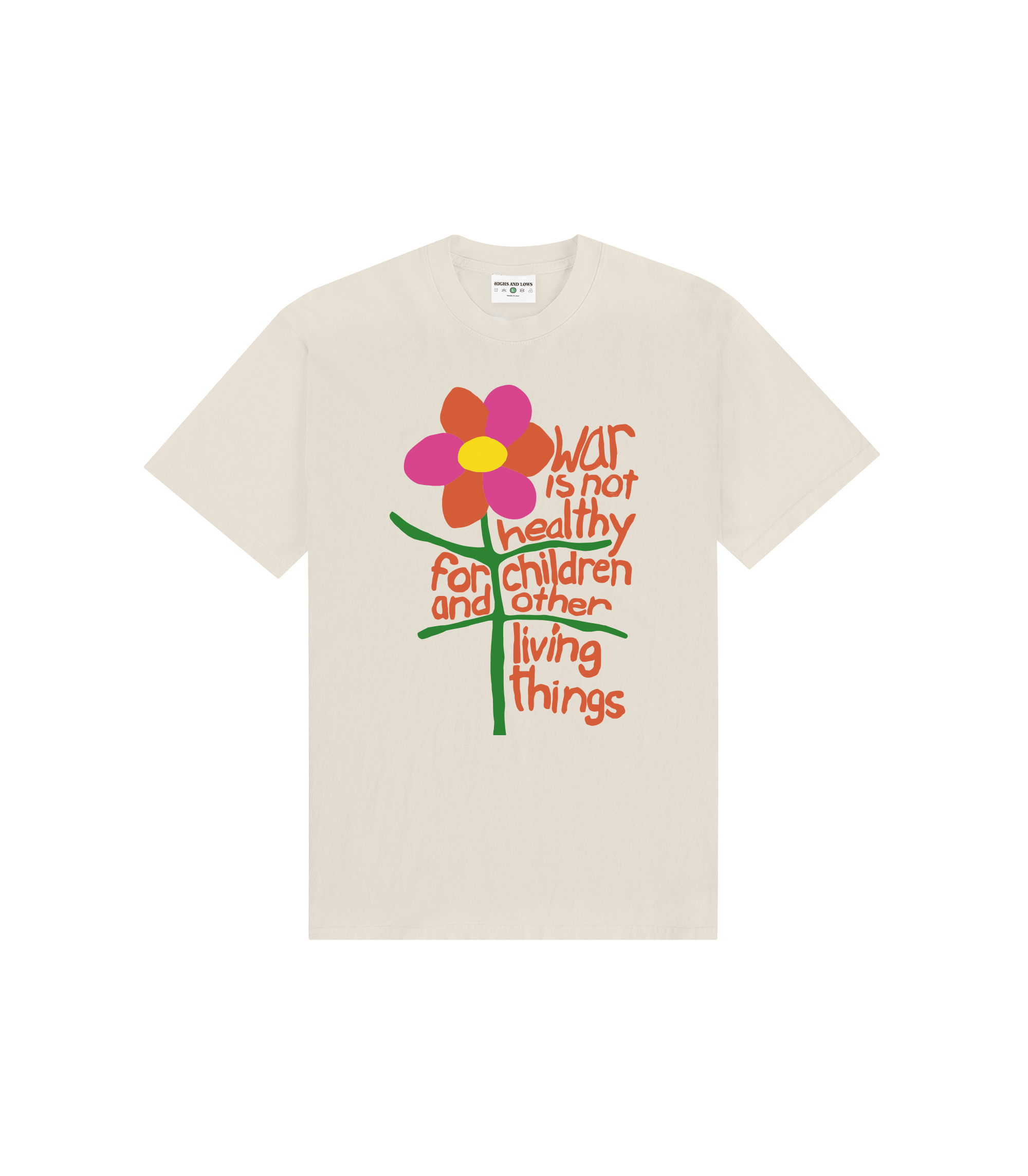 Not Healthy T-shirt - Crème