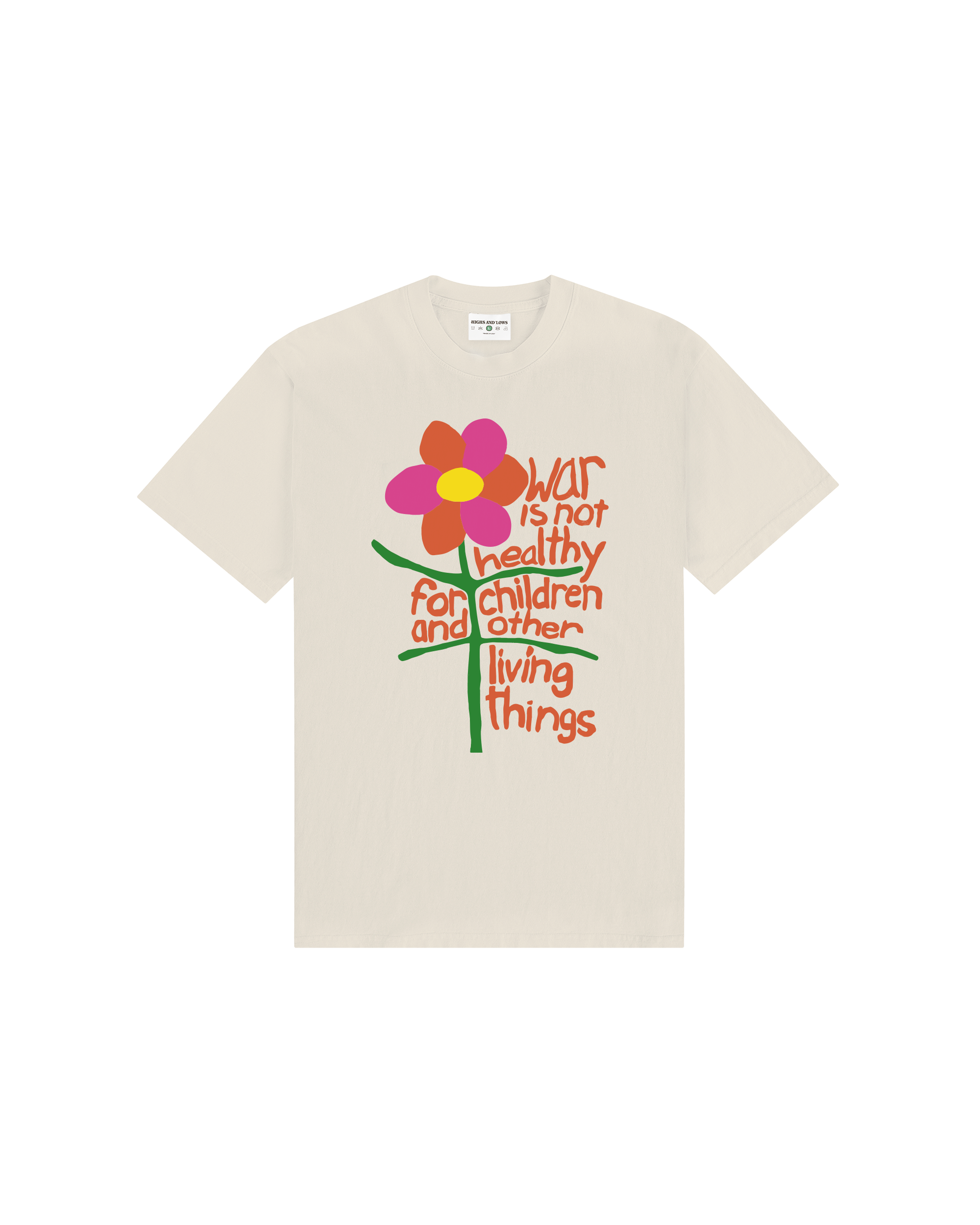 Not Healthy T-shirt - Crème