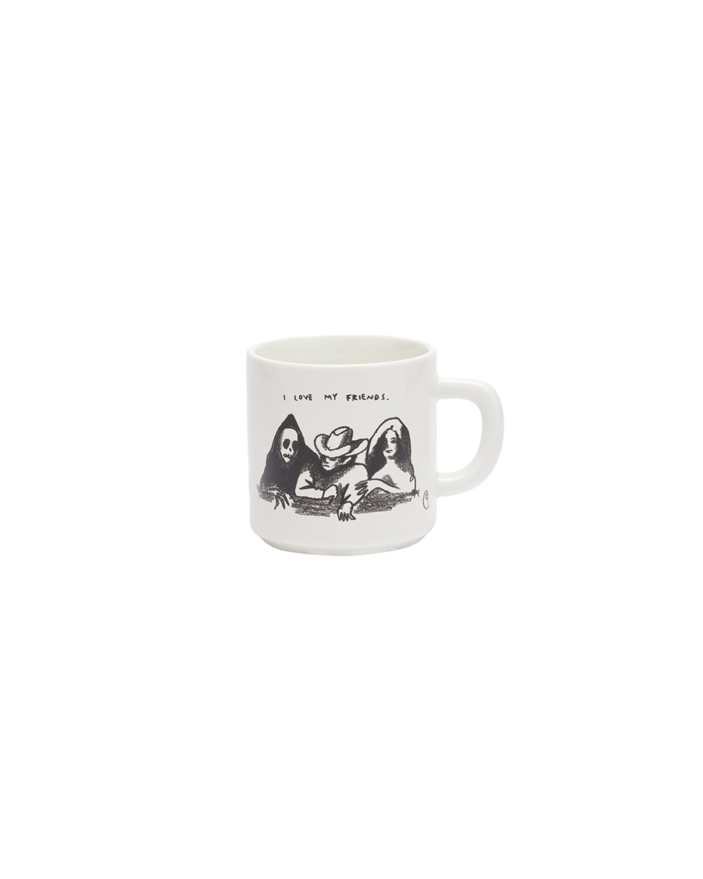 Pepe friends Mug - White / Black