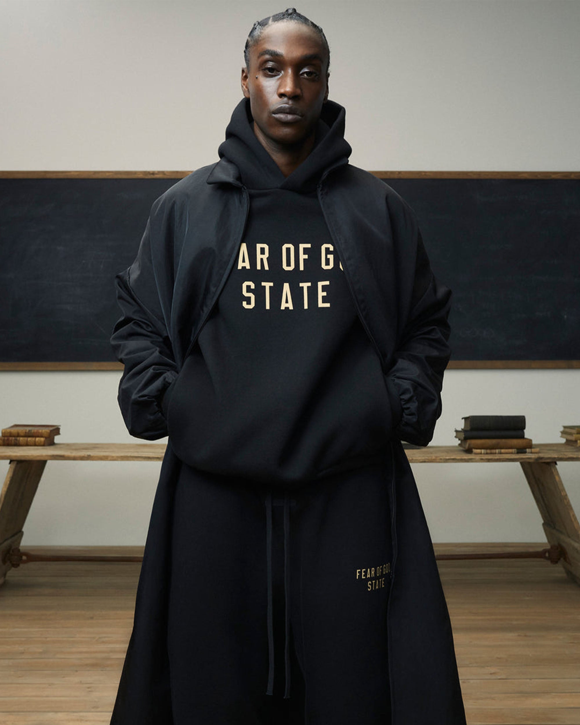 Essentials Fleece Hoodie - Black