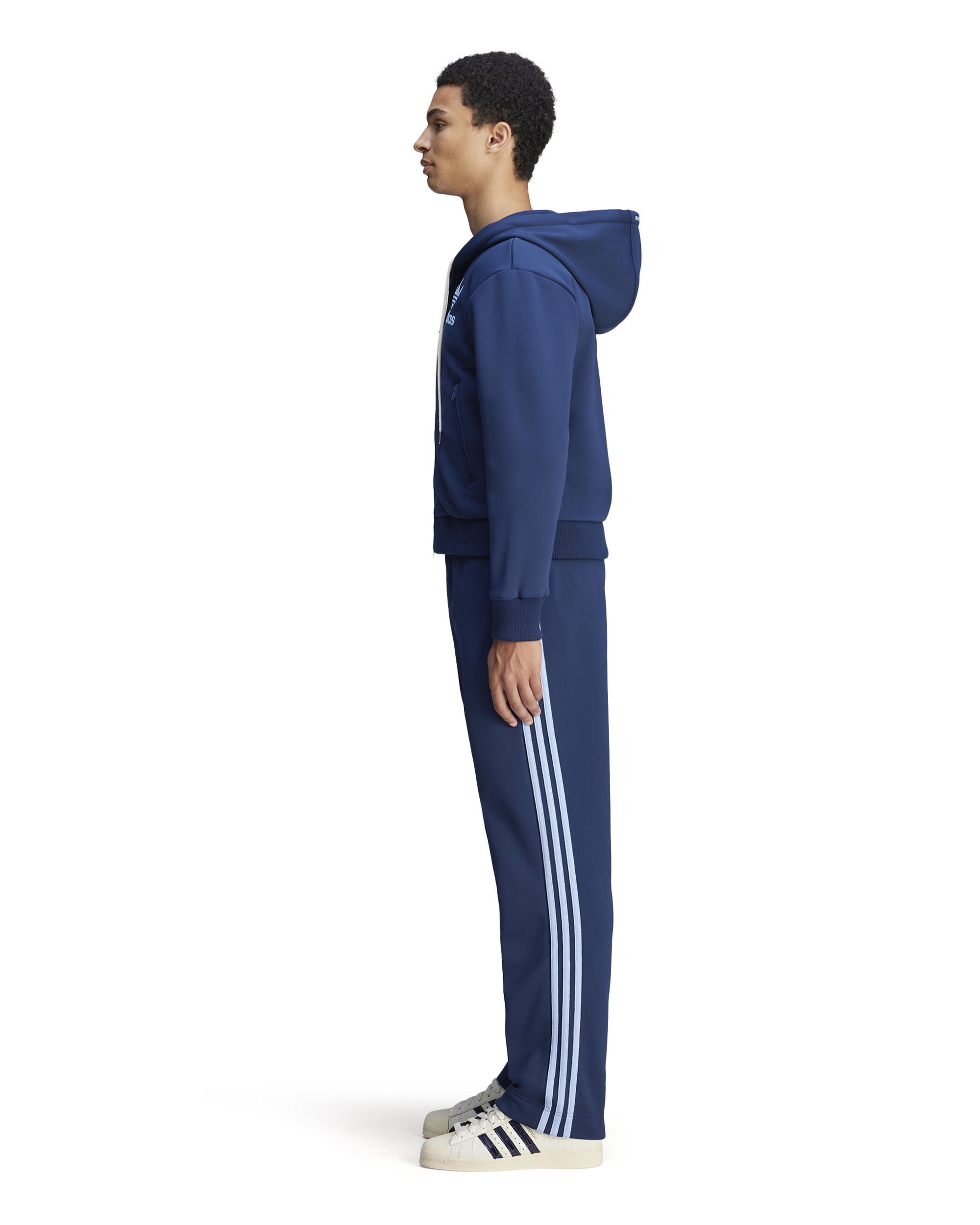 Wales Bonner Track Hoodie - Collegiate Navy