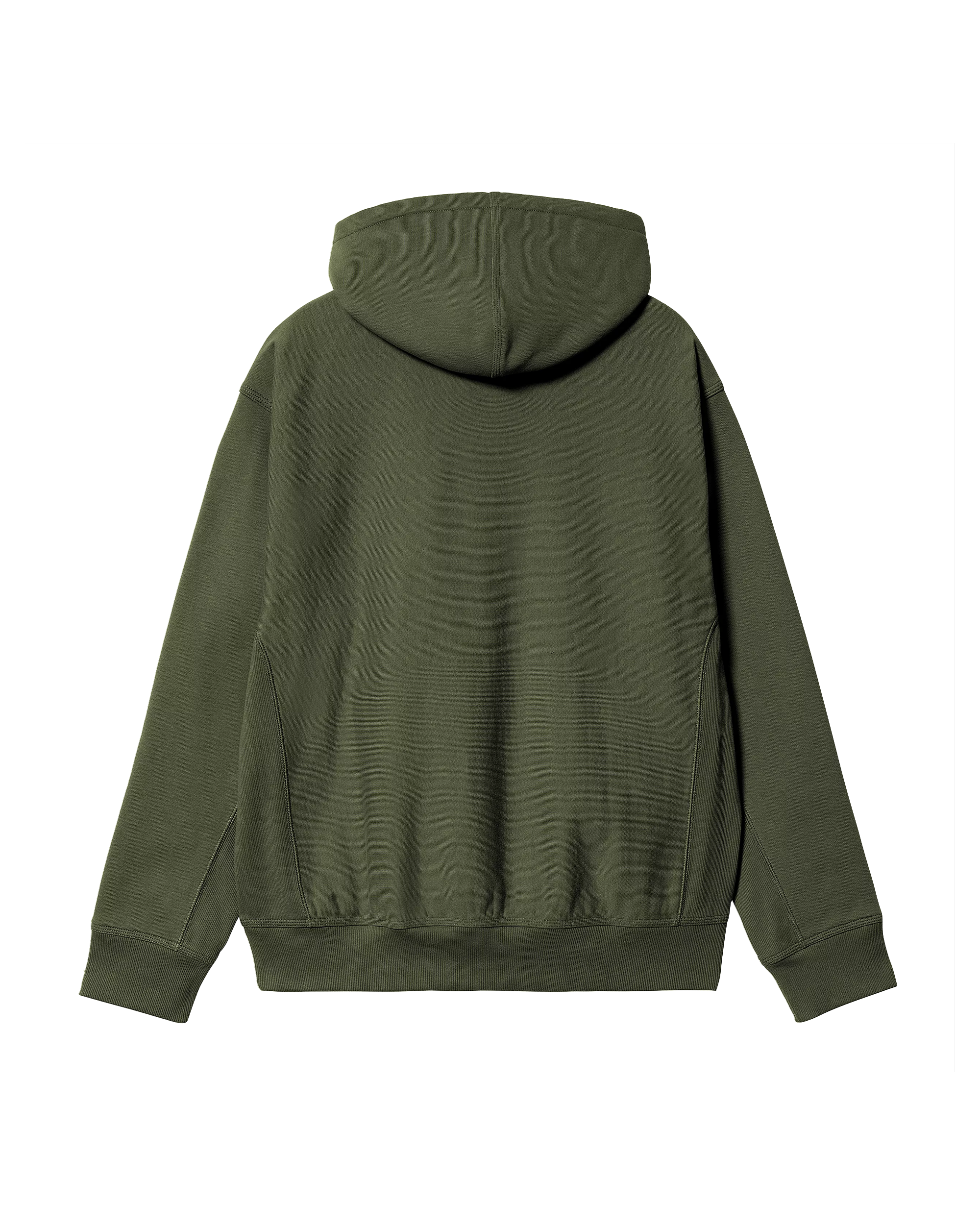 Hooded American Script Sweat - Tarragon
