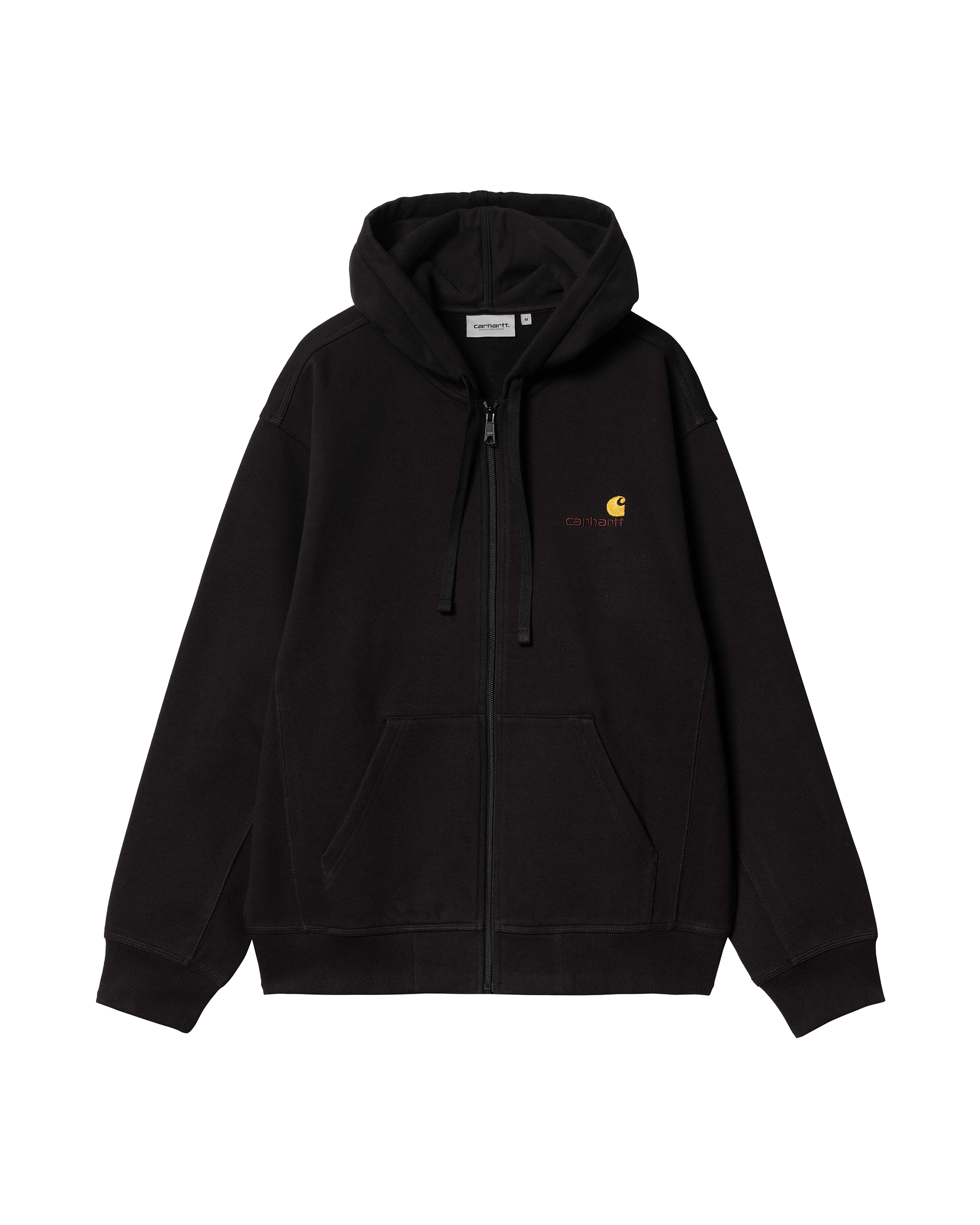 Hooded American Script Jacket - Black