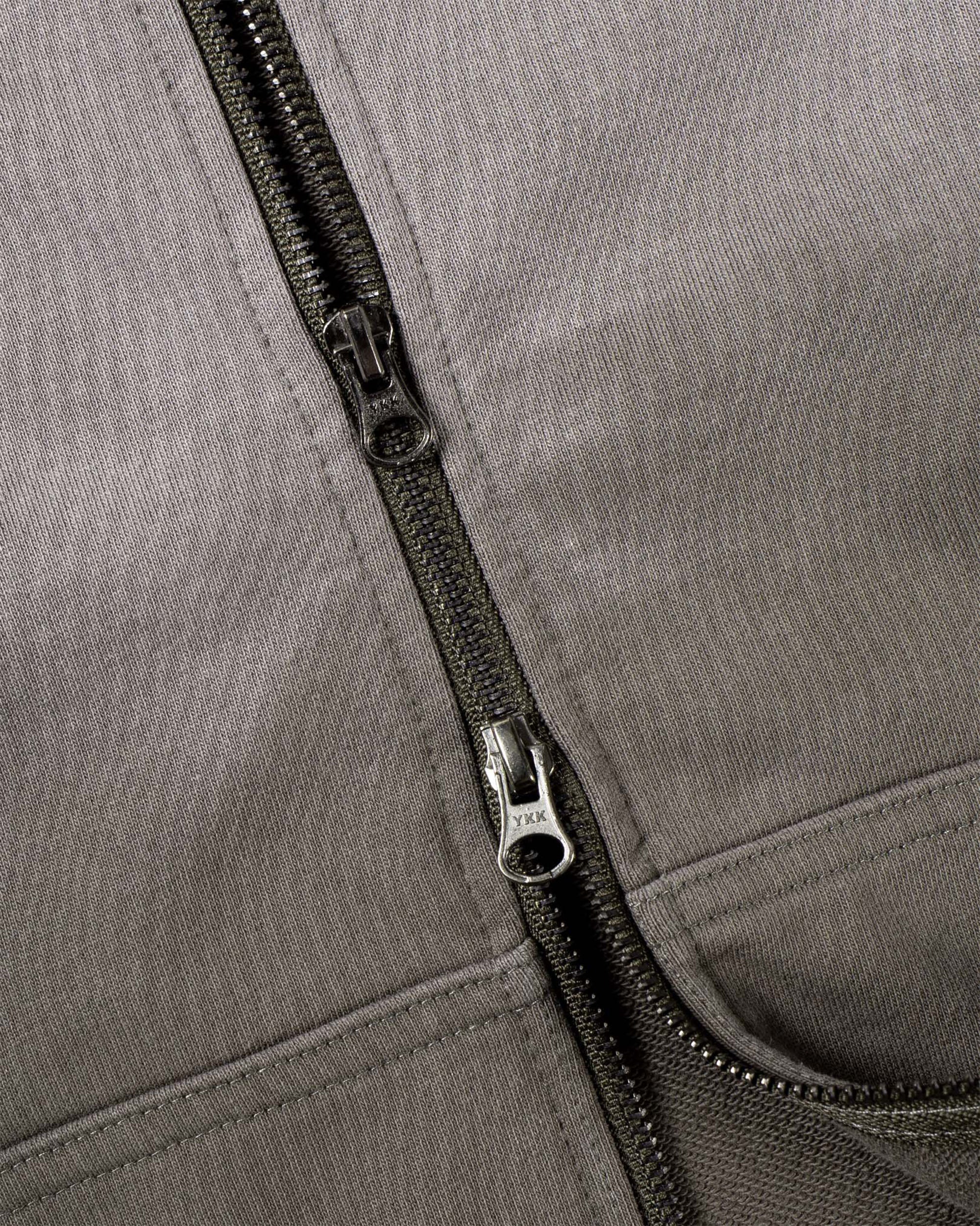 Fade Zip Hoodie - Olive