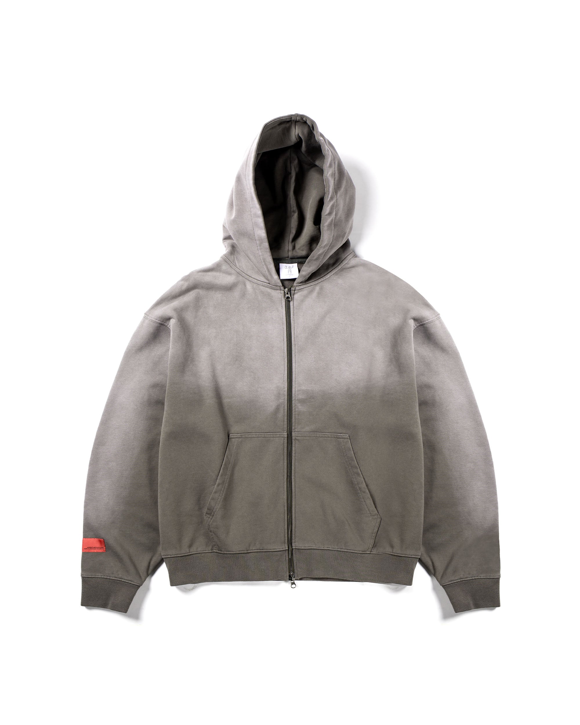 Fade Zip Hoodie - Olive