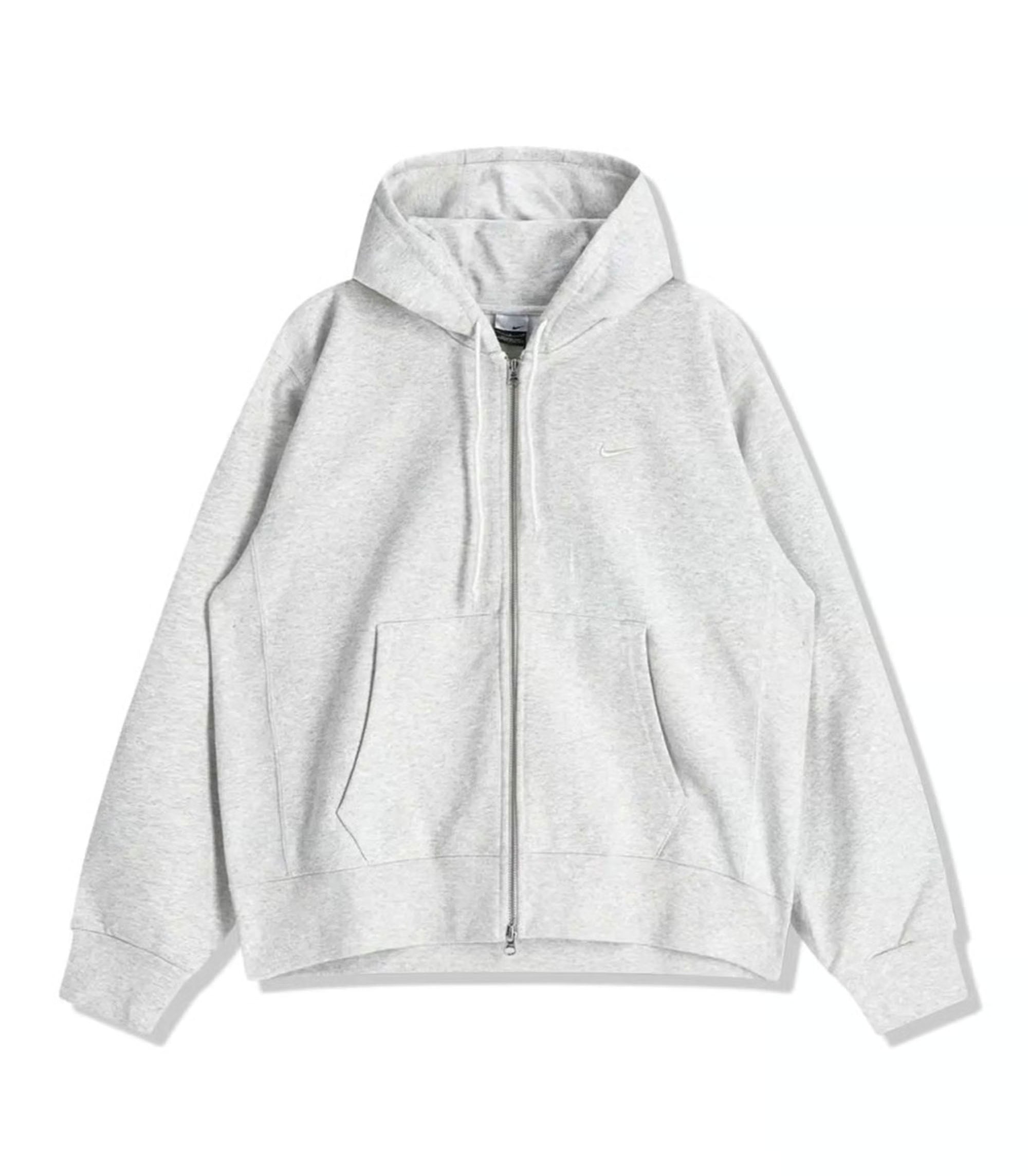 NRG NK 560 Fleece Full-Zip Hoodie - Birch Heather