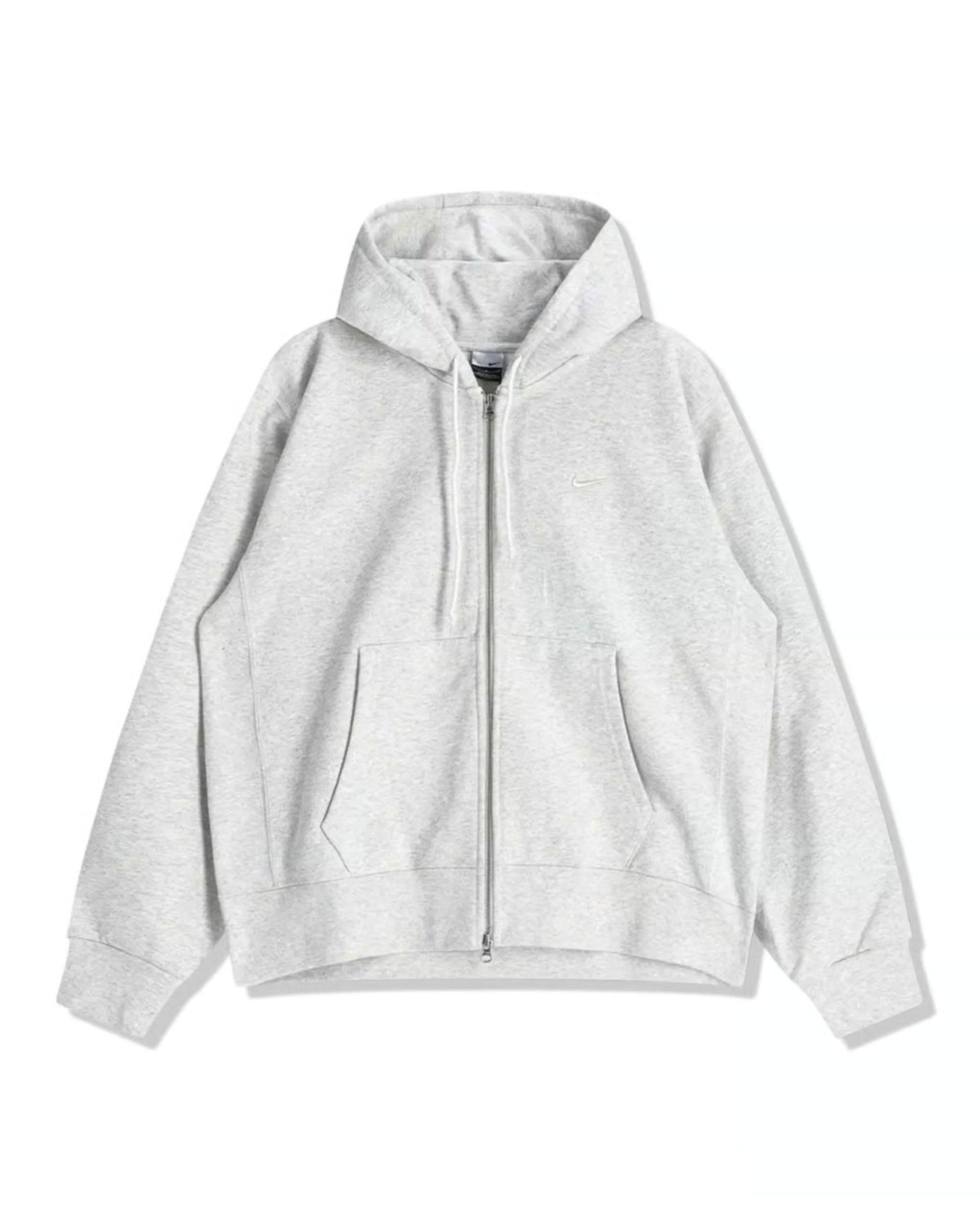 NRG NK 560 Fleece Full-Zip Hoodie - Birch Heather