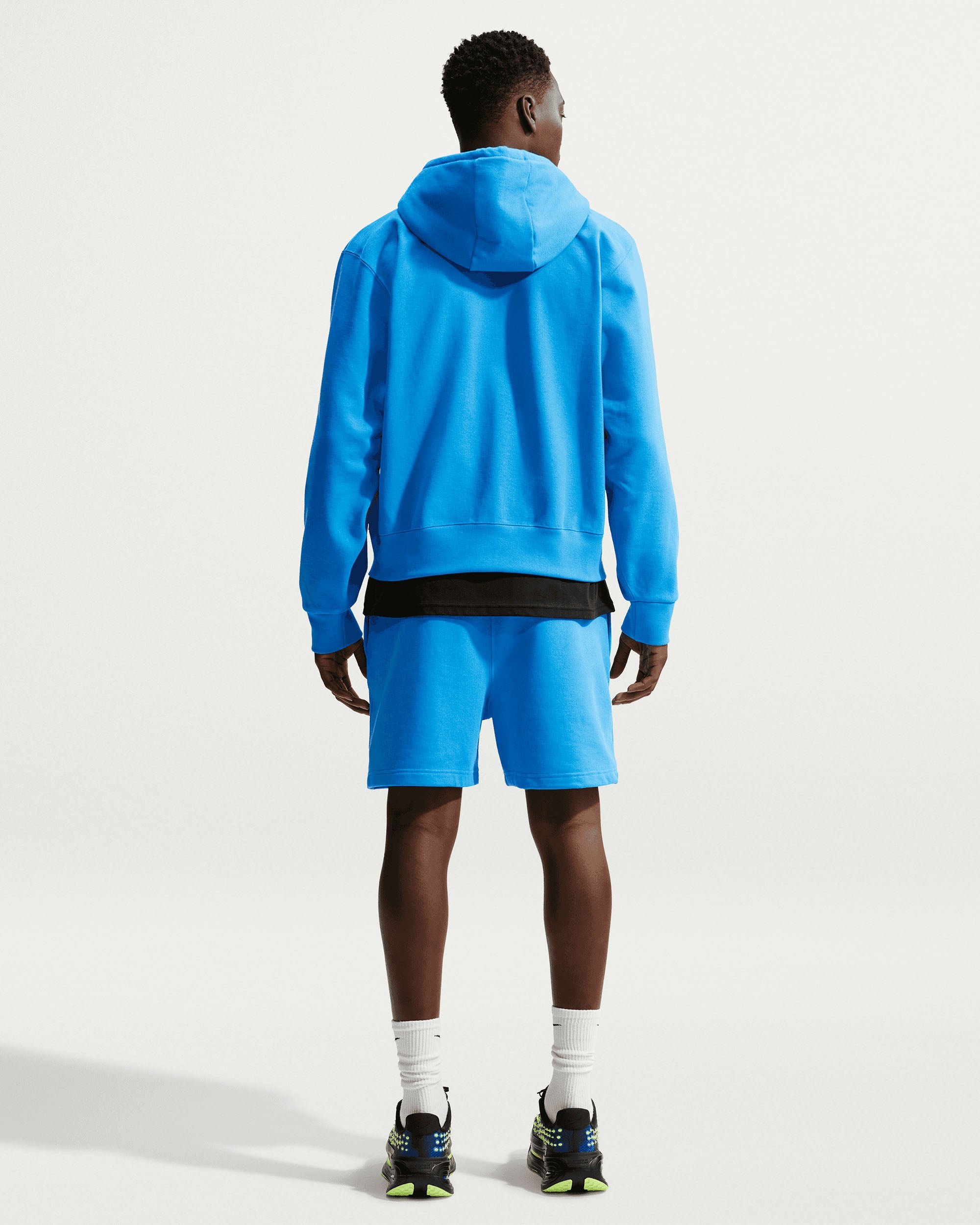 NRG NK 560 Fleece Full-Zip Hoodie - Lt Photo Blue