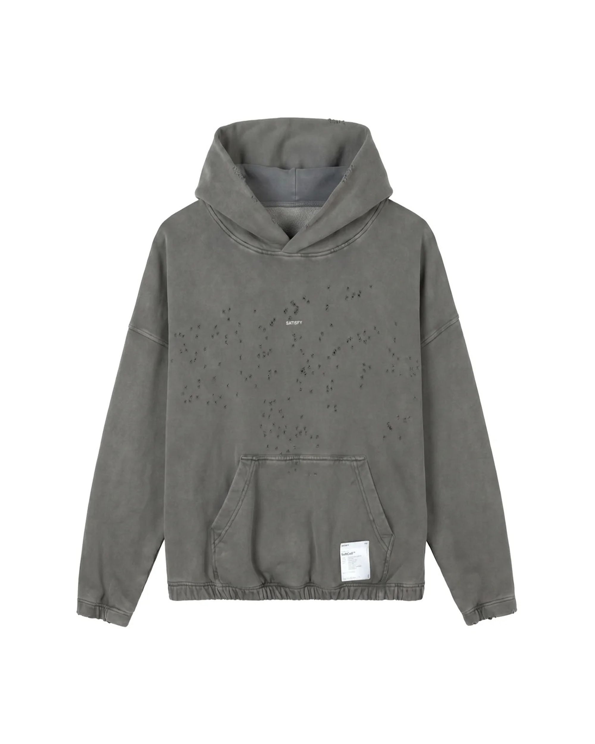 MothTech Hoodie - Faded Black