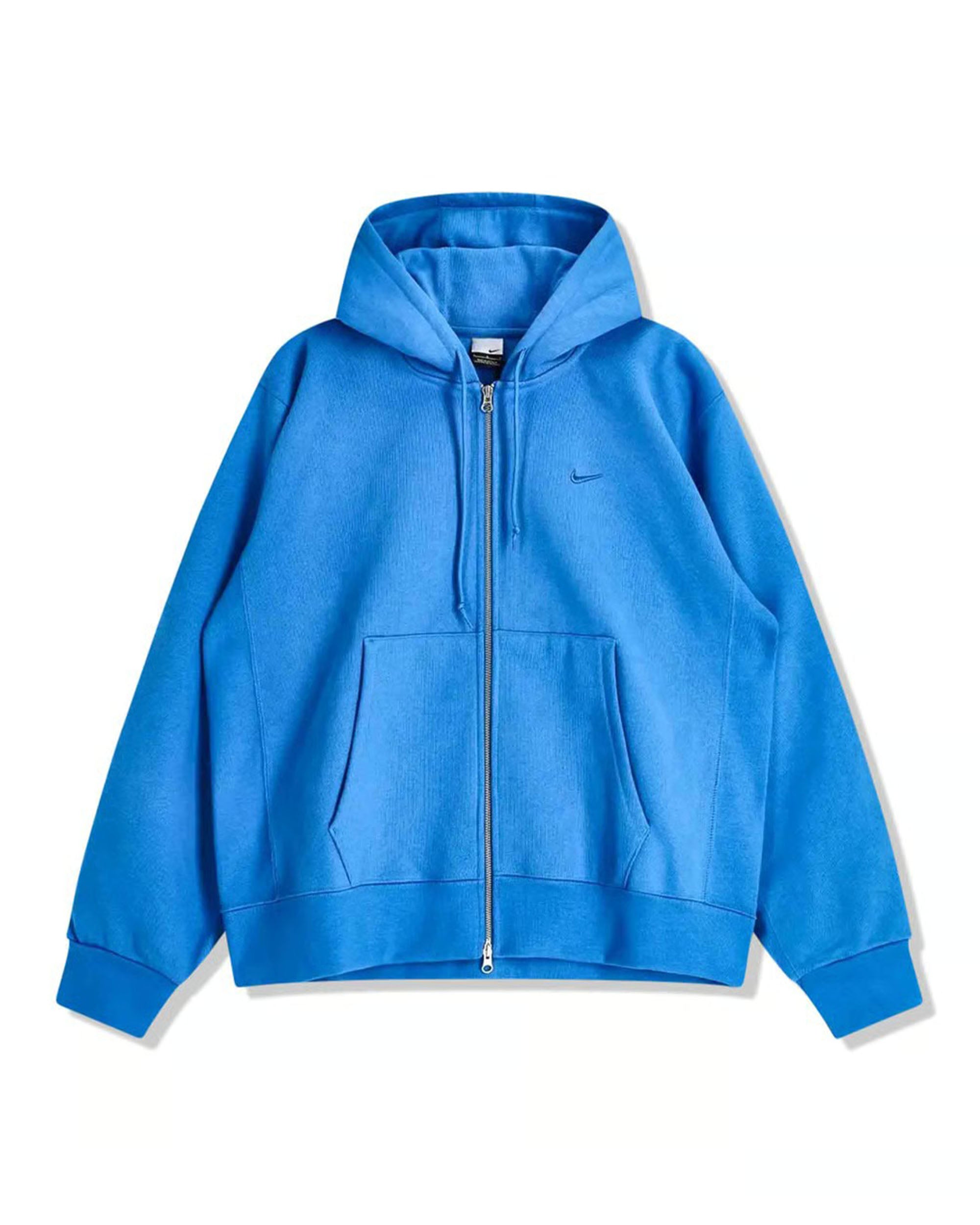 NRG NK 560 Fleece Full-Zip Hoodie - Lt Photo Blue