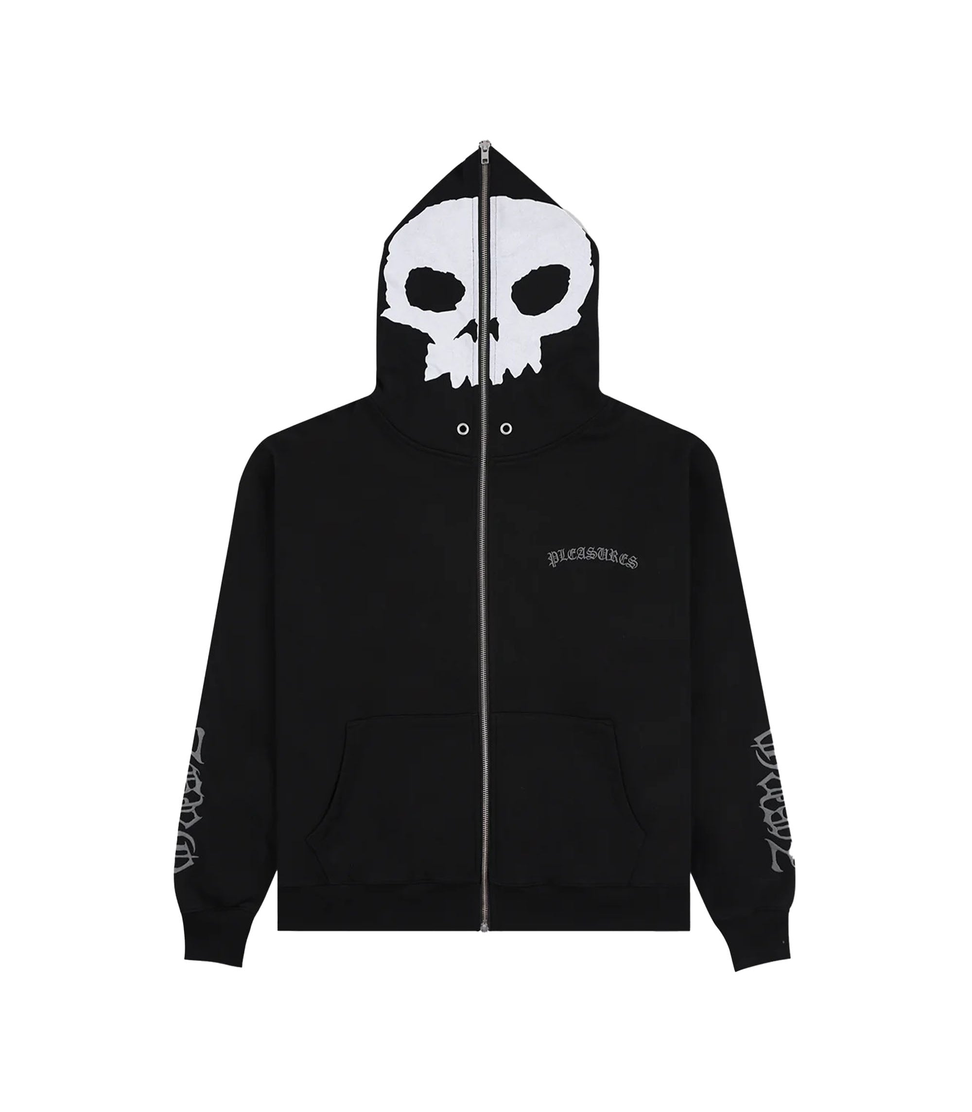 Balaclava Zip Hoodie - Black