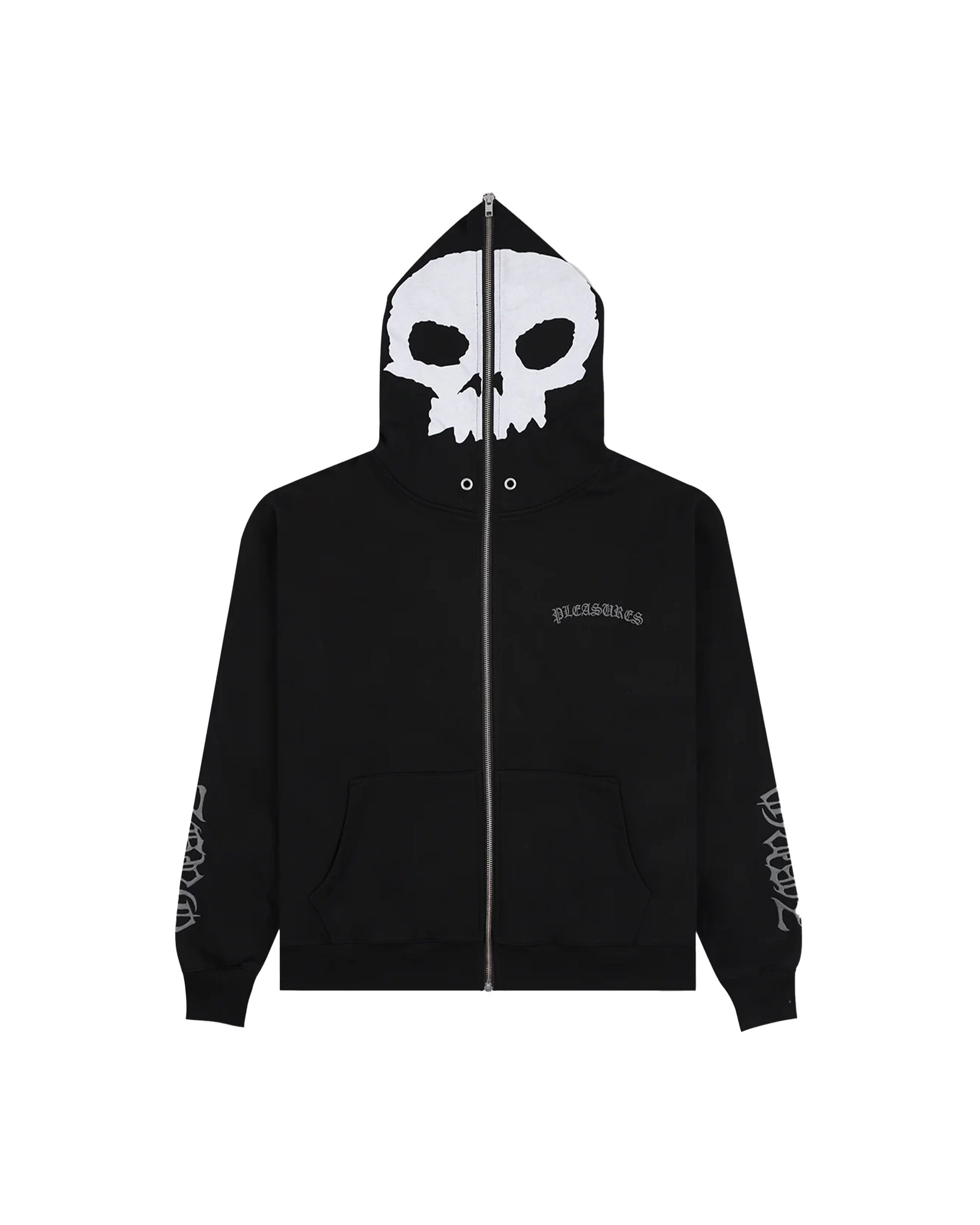 Balaclava Zip Hoodie - Black