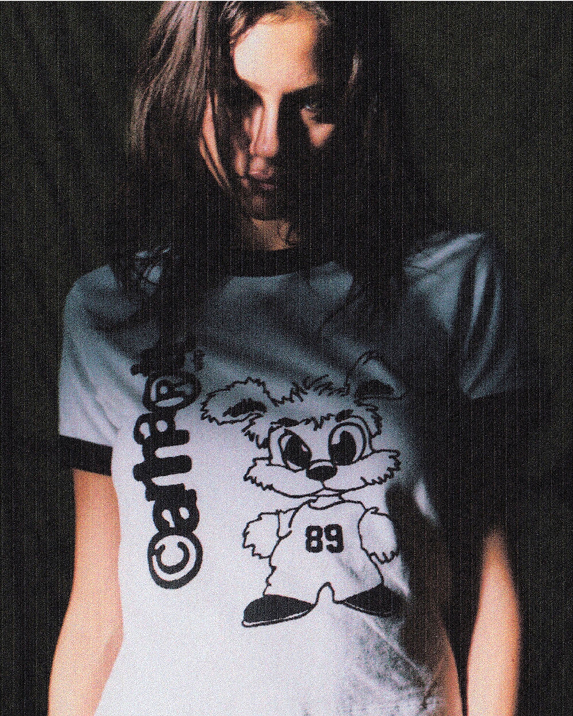 Women's IP Ringer T-shirt - White / Black