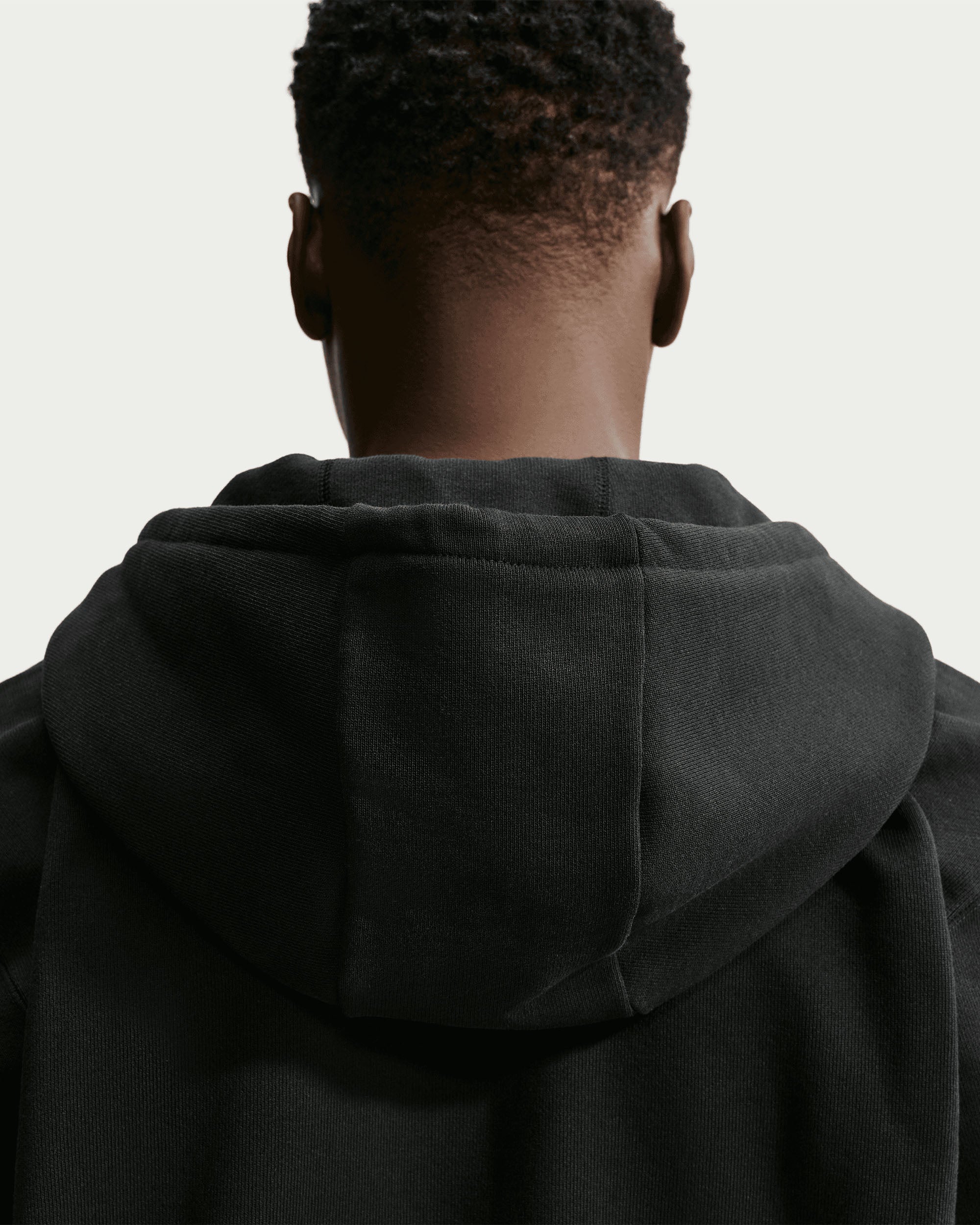 NRG NK 560 Fleece Full-Zip Hoodie - Black