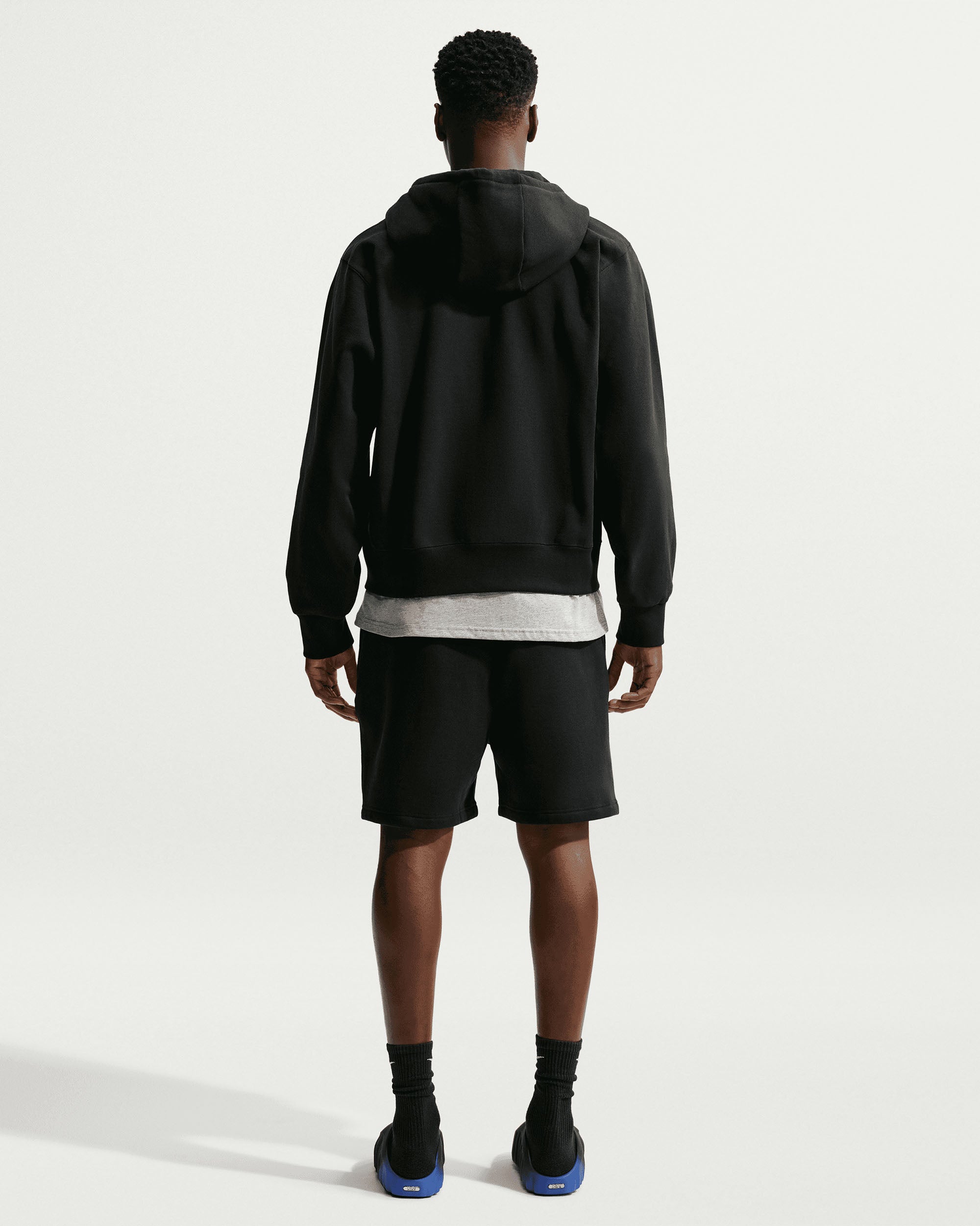 NRG NK 560 Fleece Full-Zip Hoodie - Black
