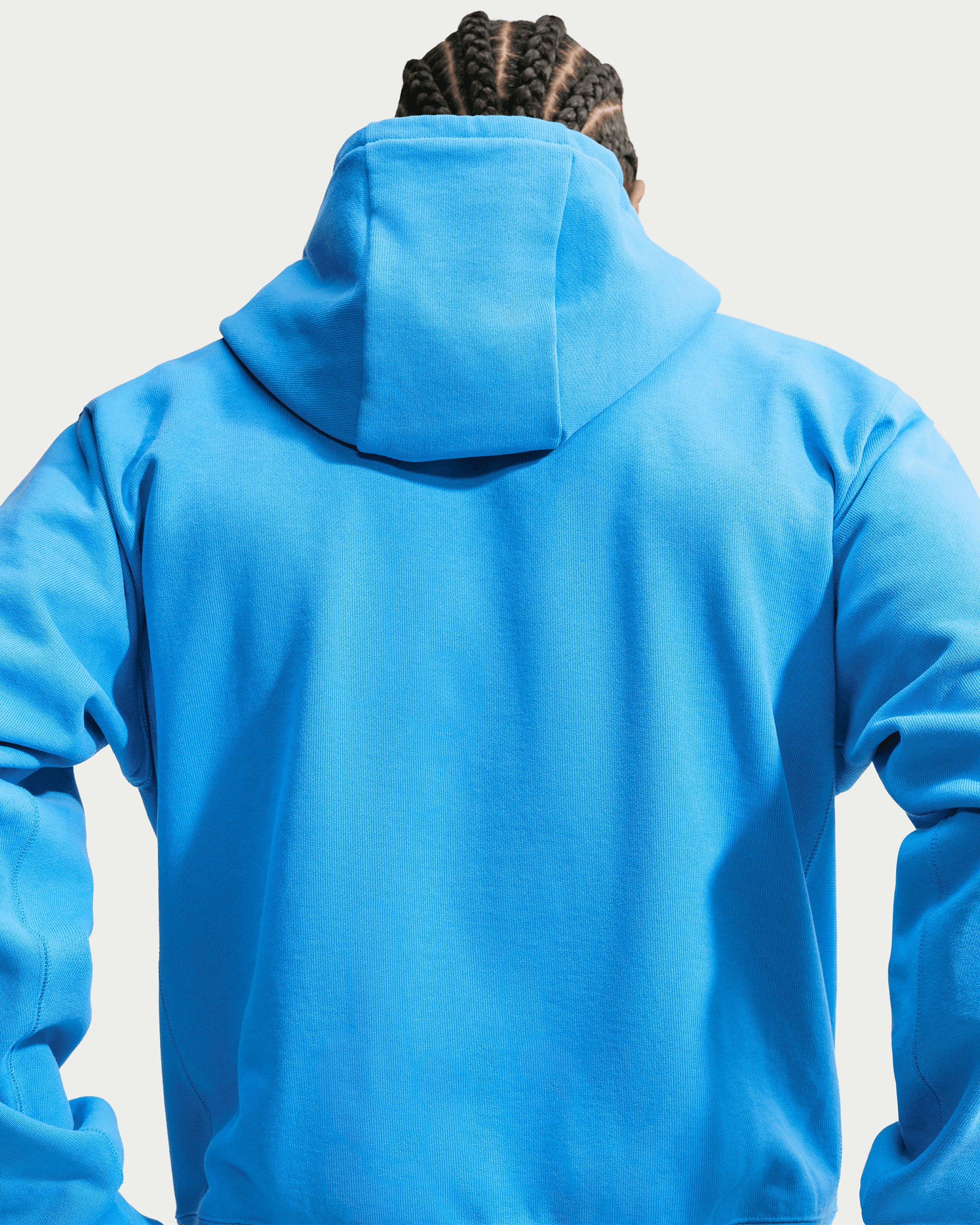 NRG NK 560 Fleece Hoodie - Lt Photo Blue