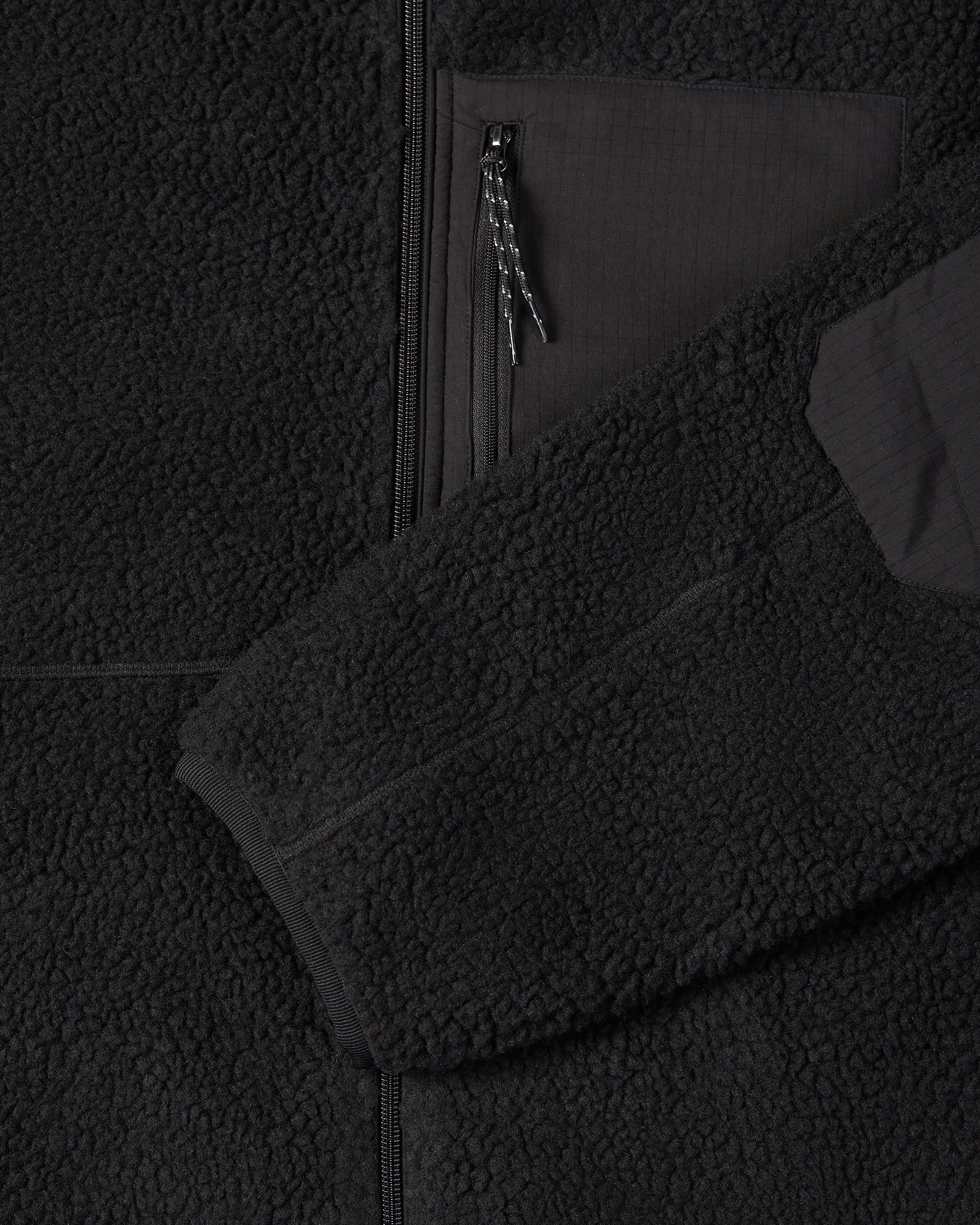 HSDT SHERPA JACKET - BLACK