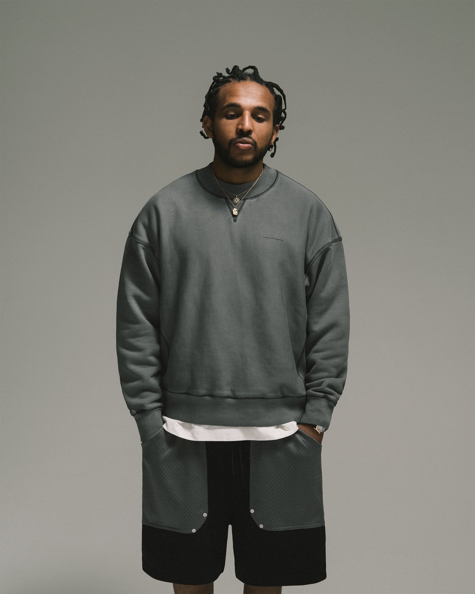 HAUS CREWNECK SWEATSHIRT - SEDONA SAGE