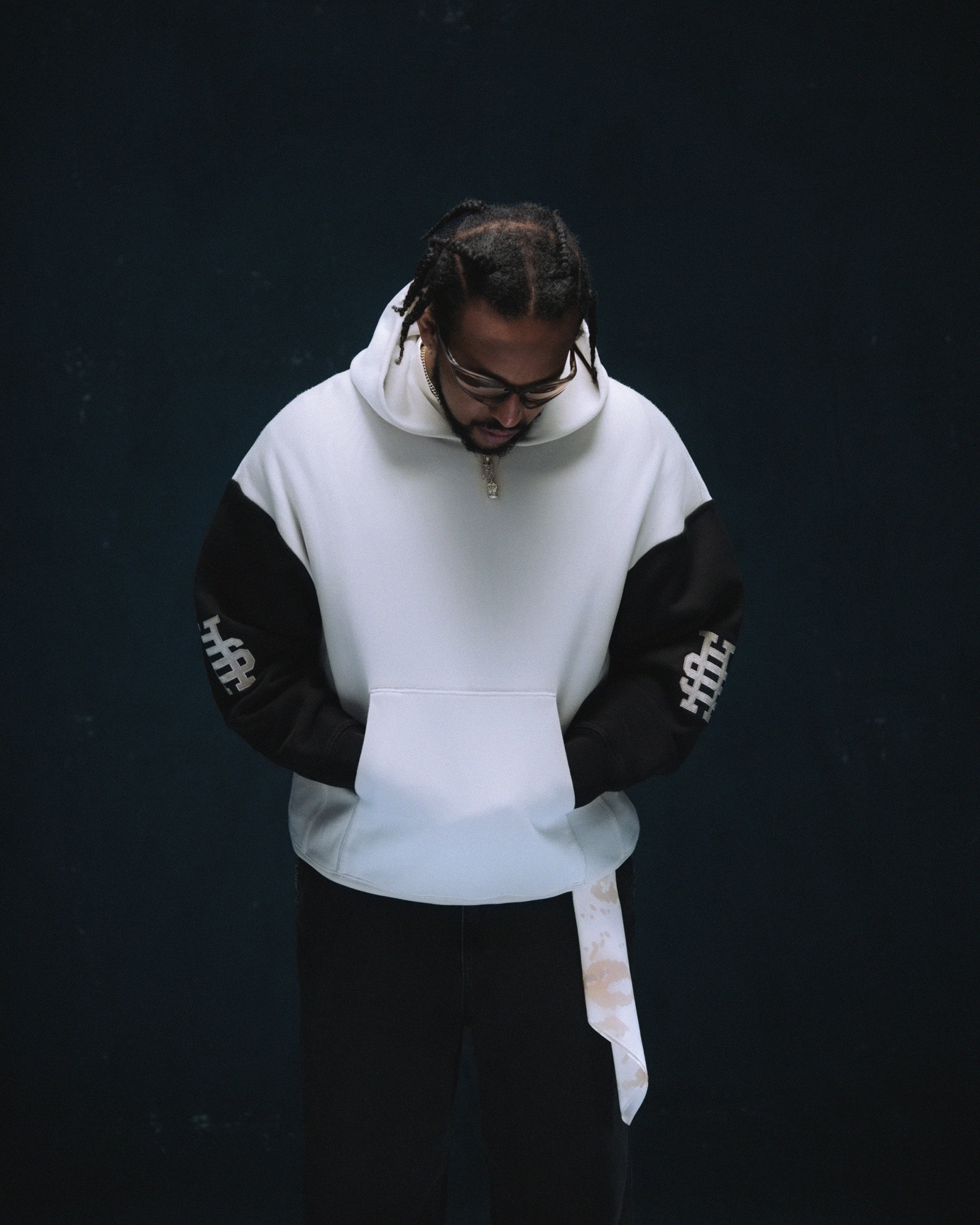 HS Hooded Sweatshirt - Birch / Black