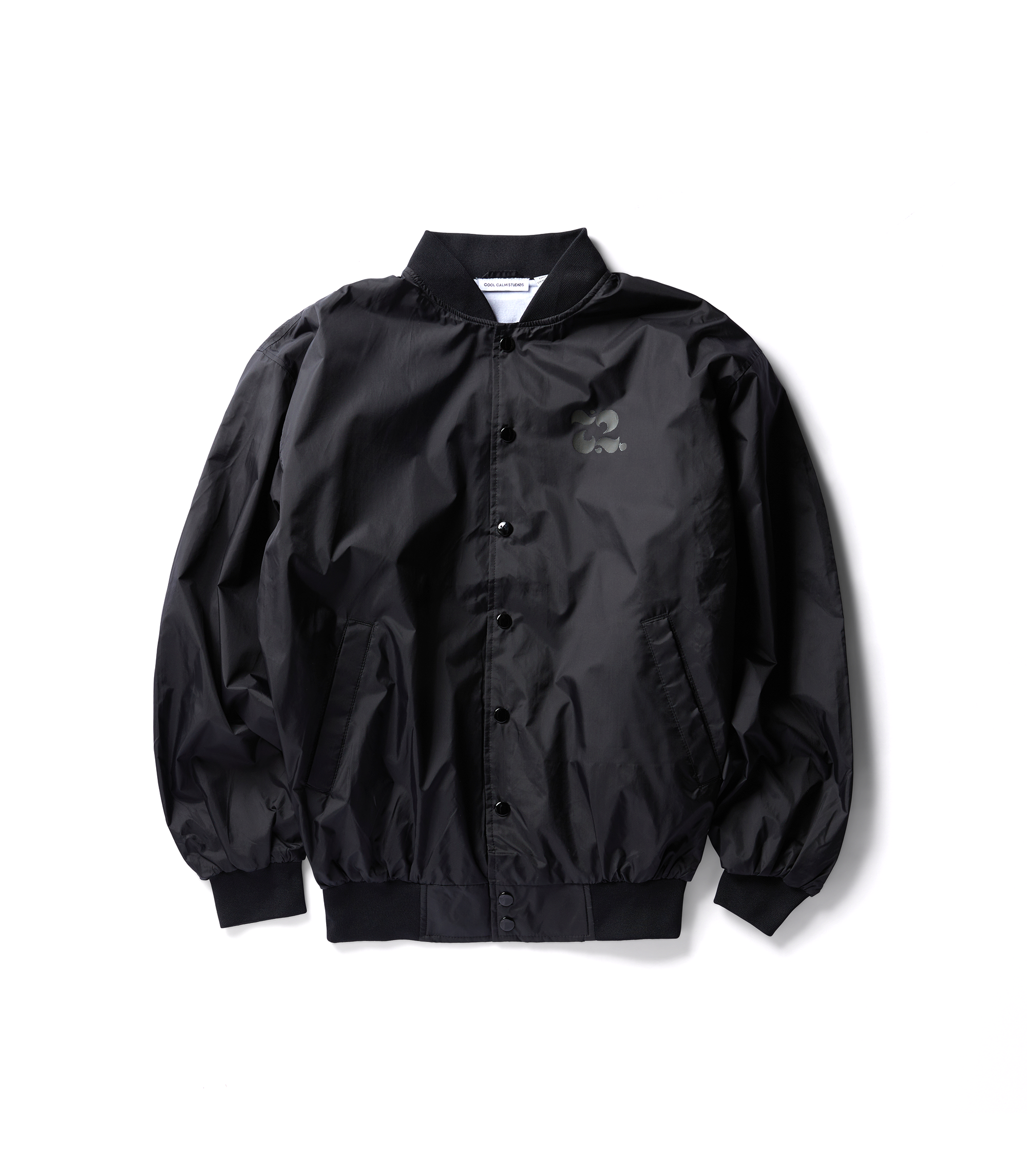 Like Moths Baseball Jacket - Black