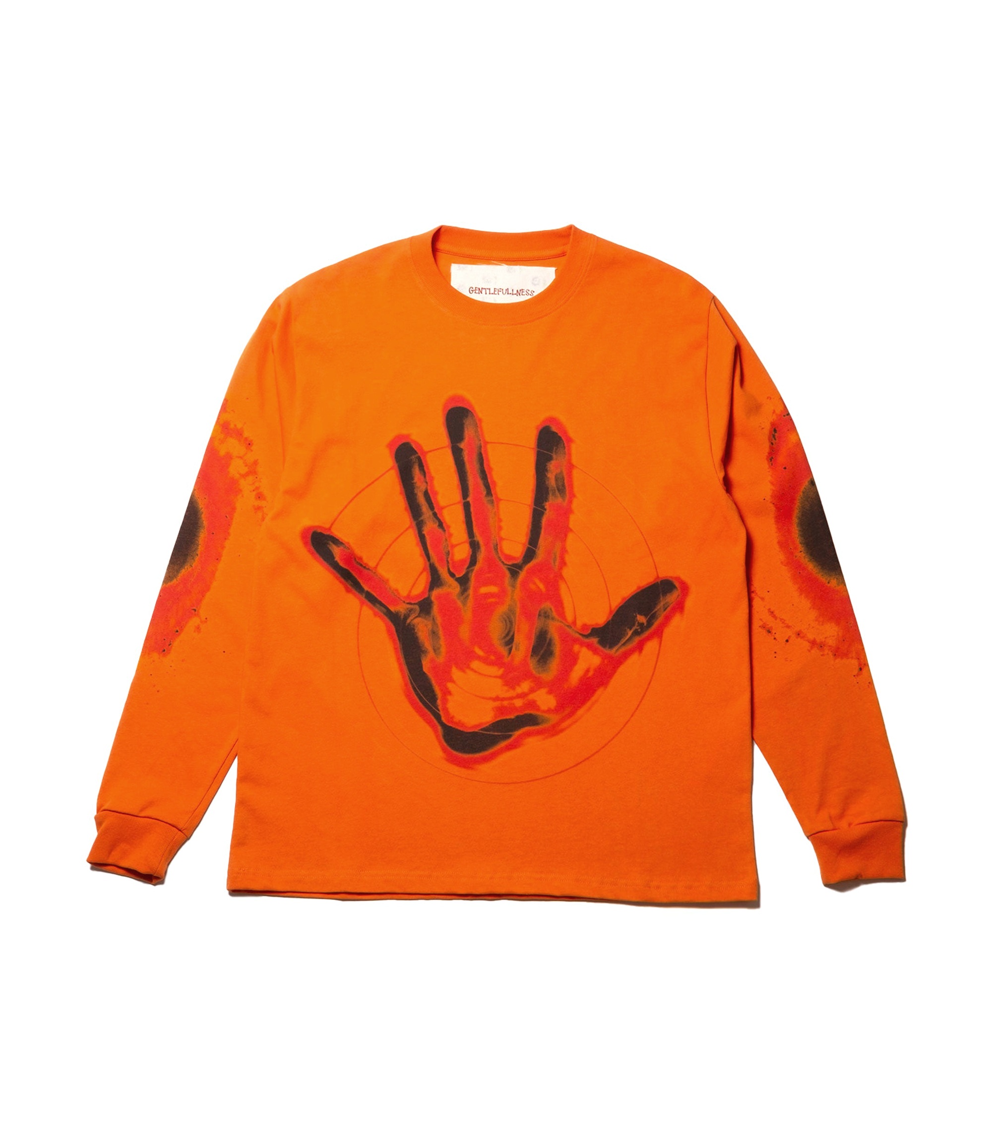 Hand LS T-shirt - Orange