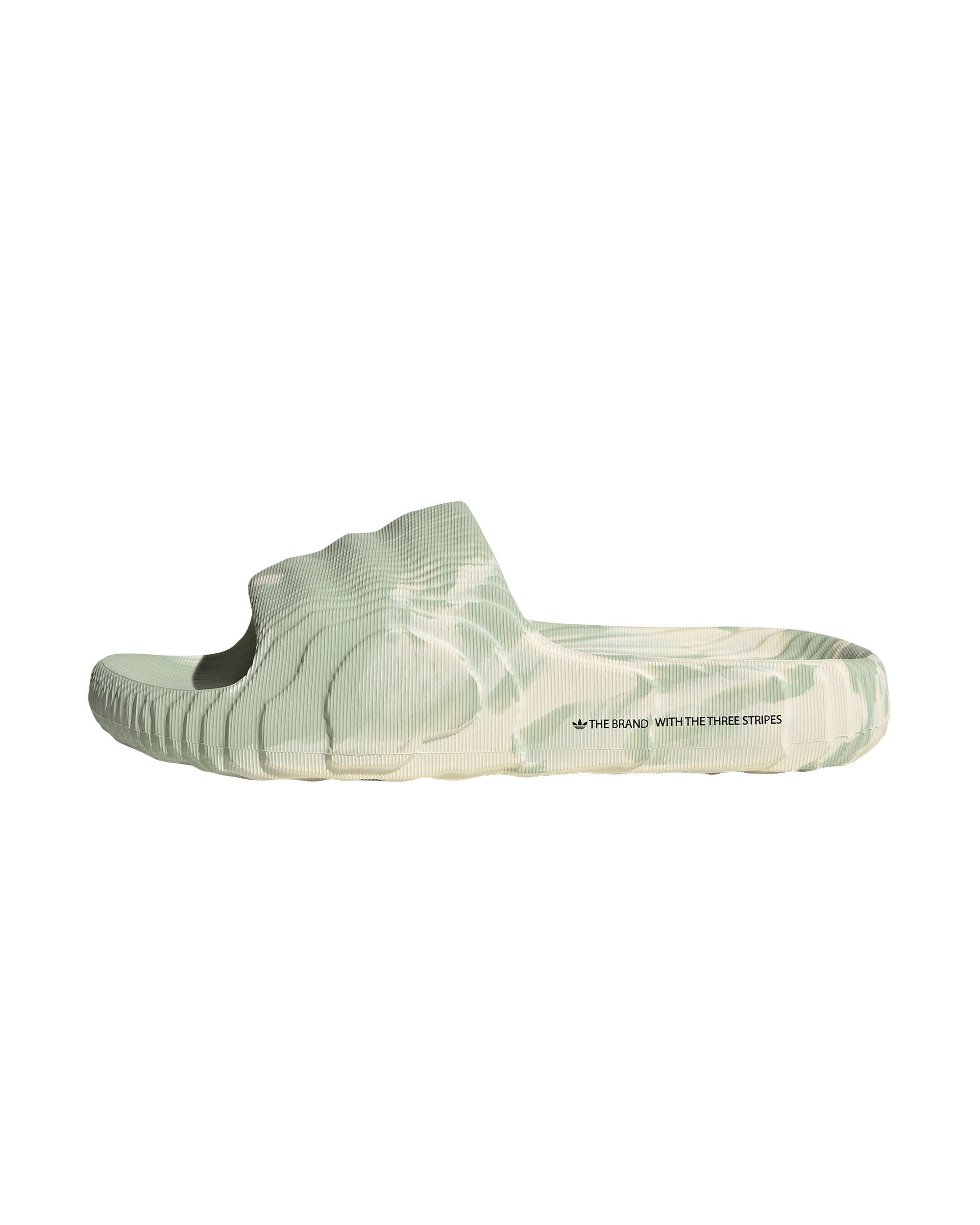 Adilette 22 Slides - Cream White / Linen Green