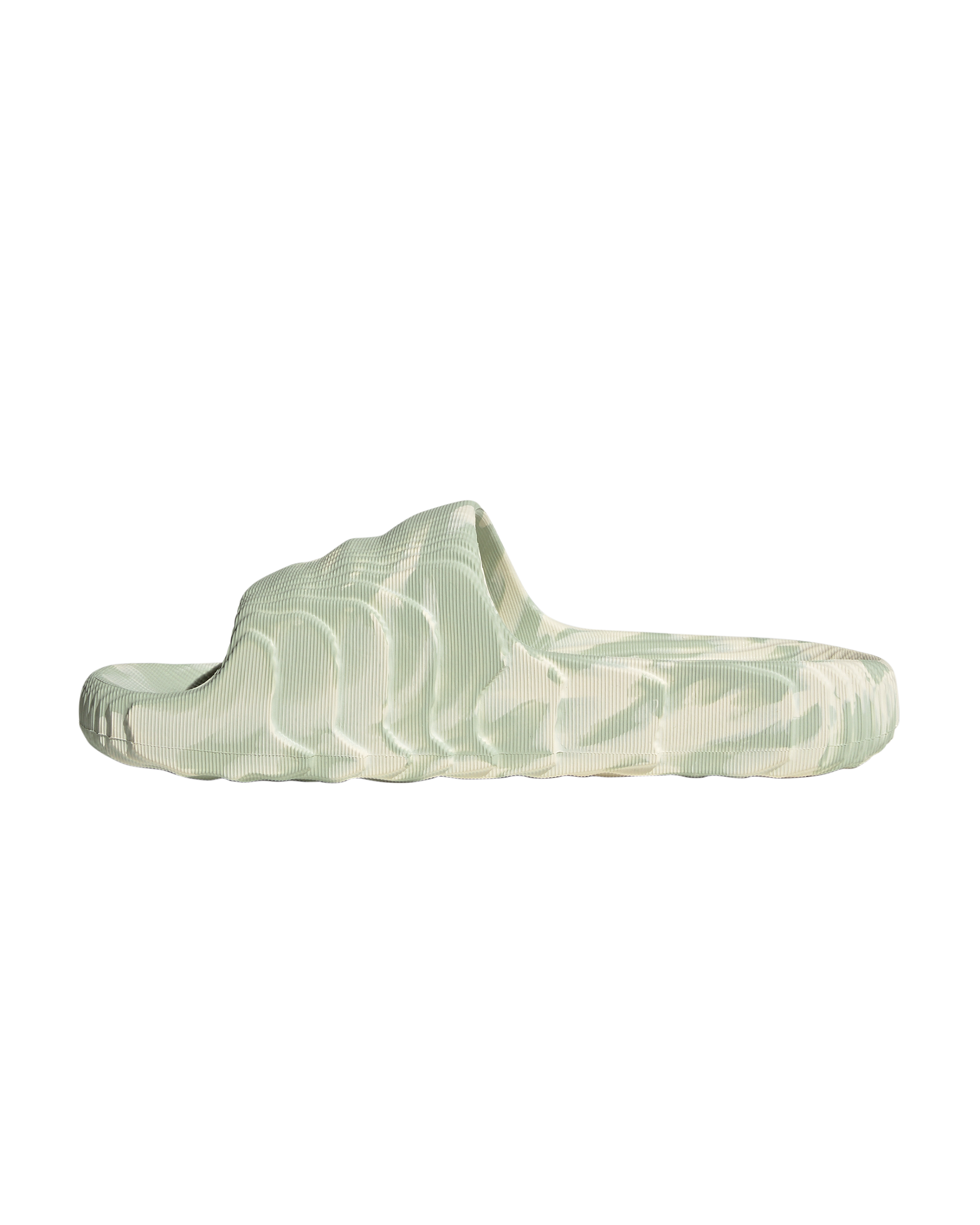 Adilette 22 Slides - Cream White / Linen Green