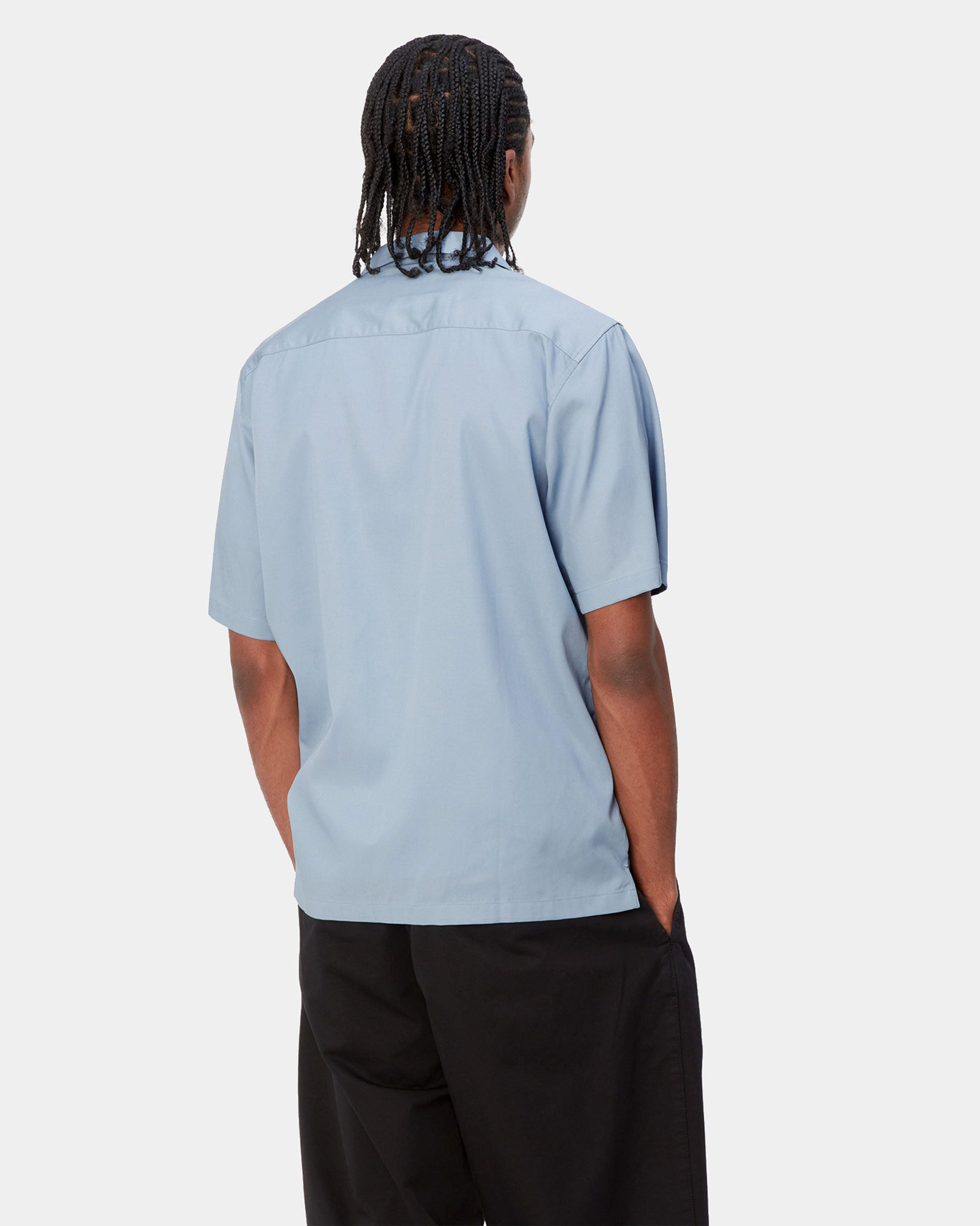 S/S Durango Shirt - Frosted Blue / Blac