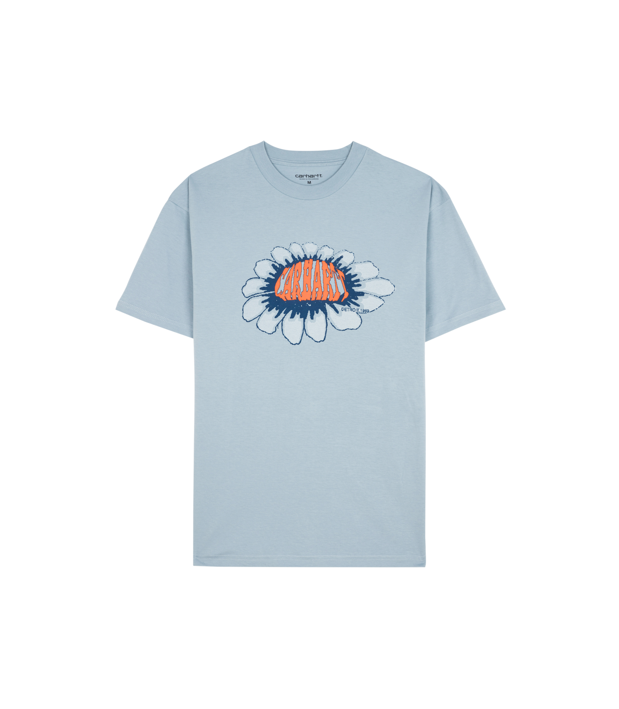 Pixel Flower T-Shirt - Frosted Blue