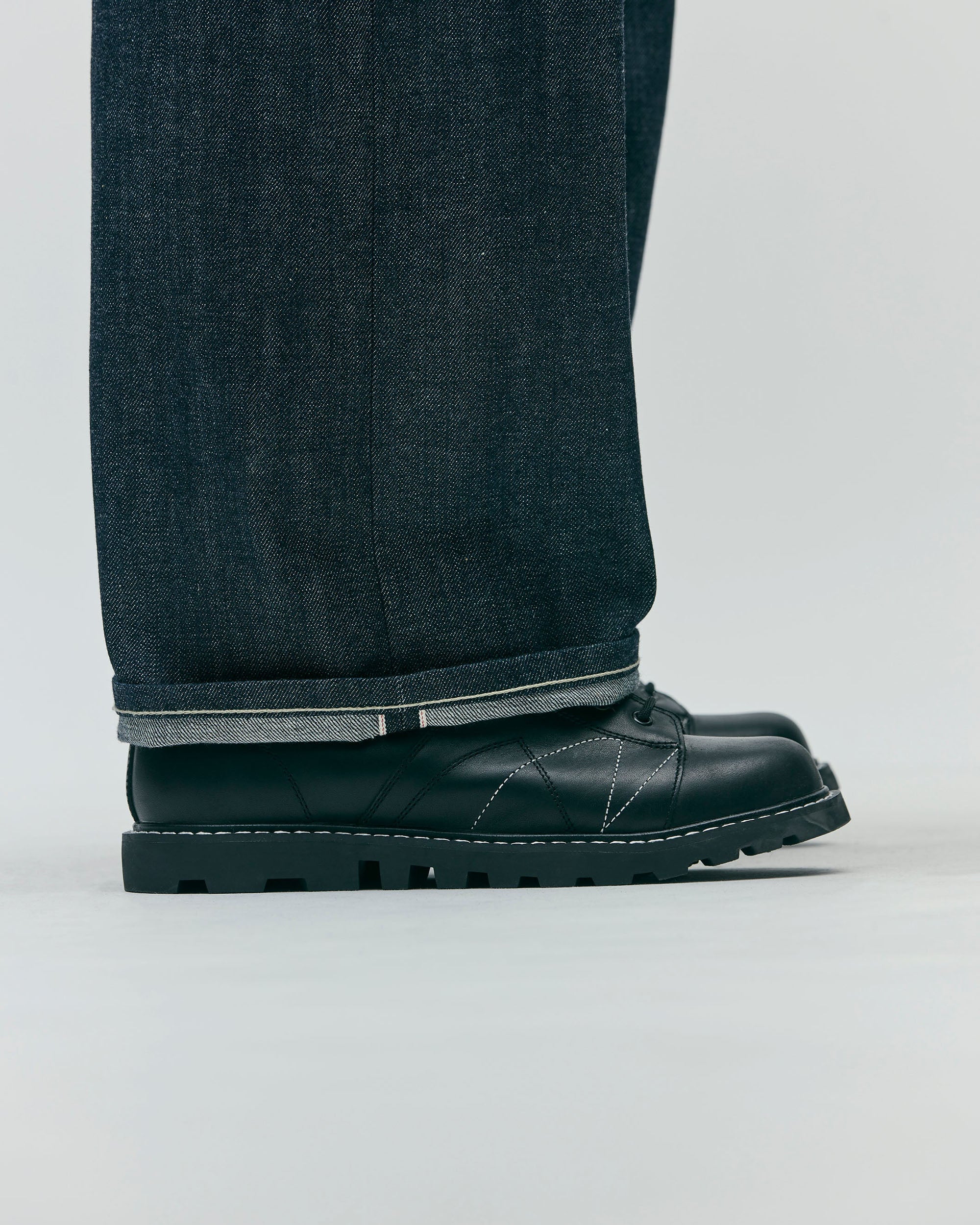 Rigid Denim DP Wide Pants - Indigo