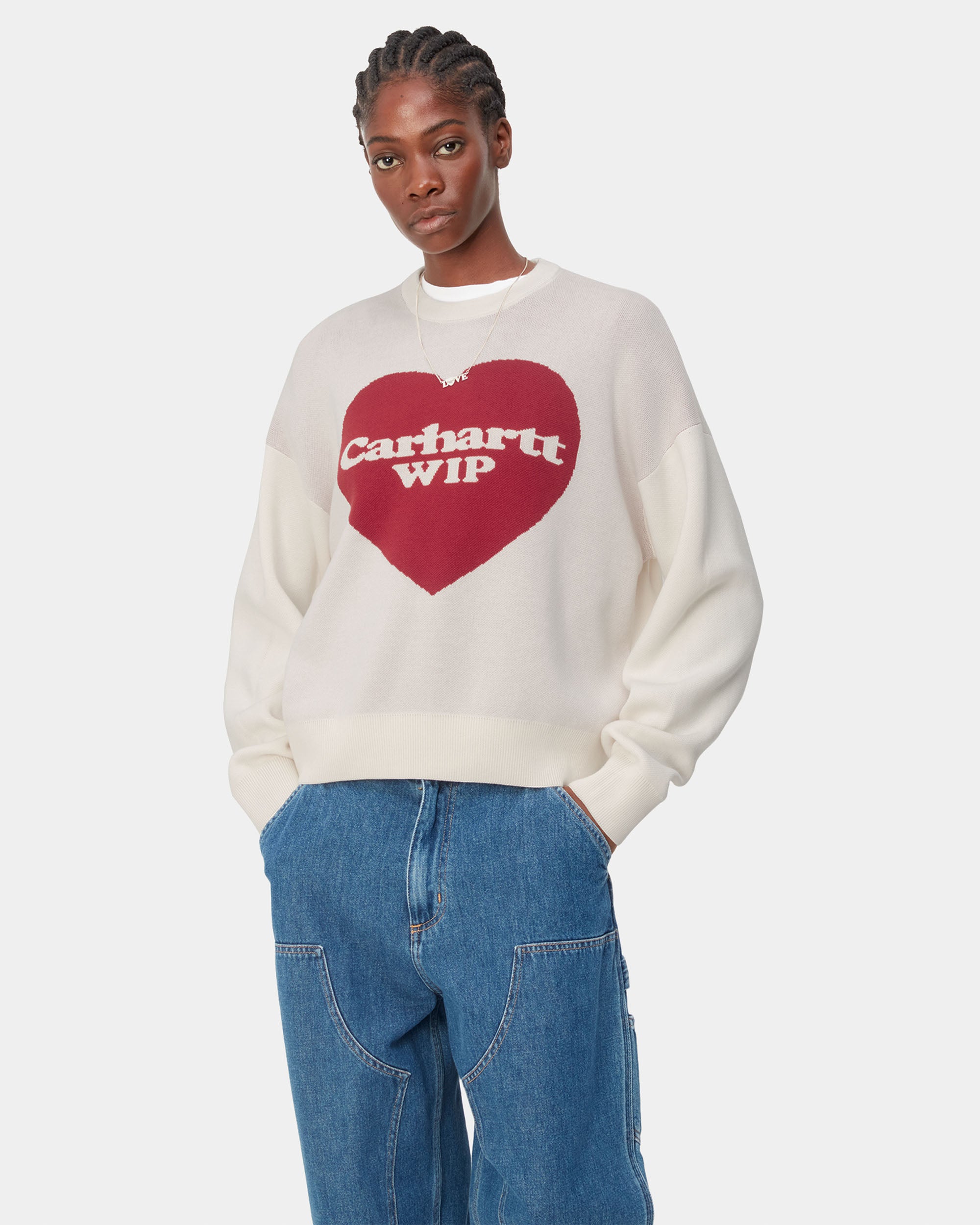W' Heart Sweater - Wax