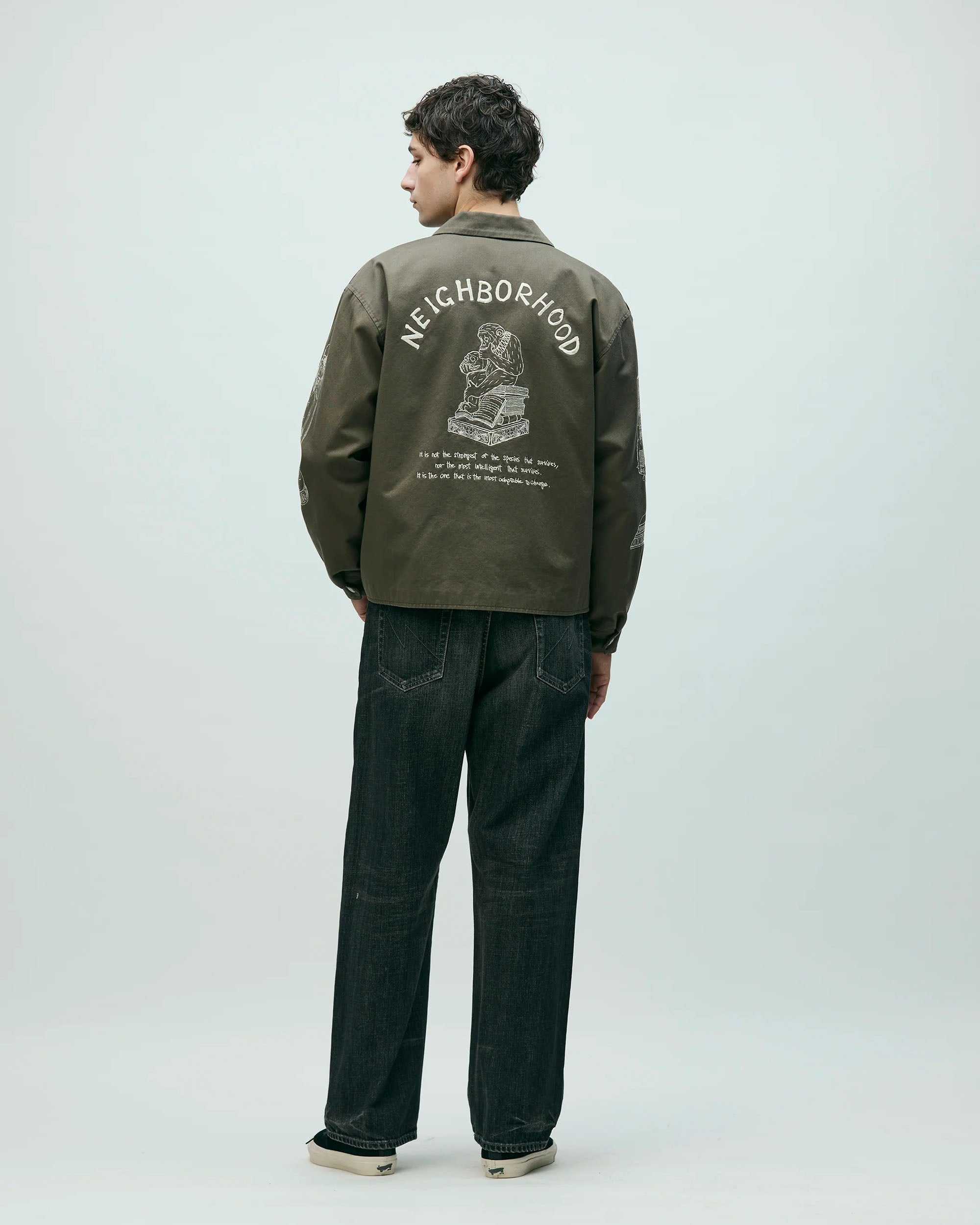 Neighborhood Souvenir Jacket - Black - Japanese Americana Souvenir
