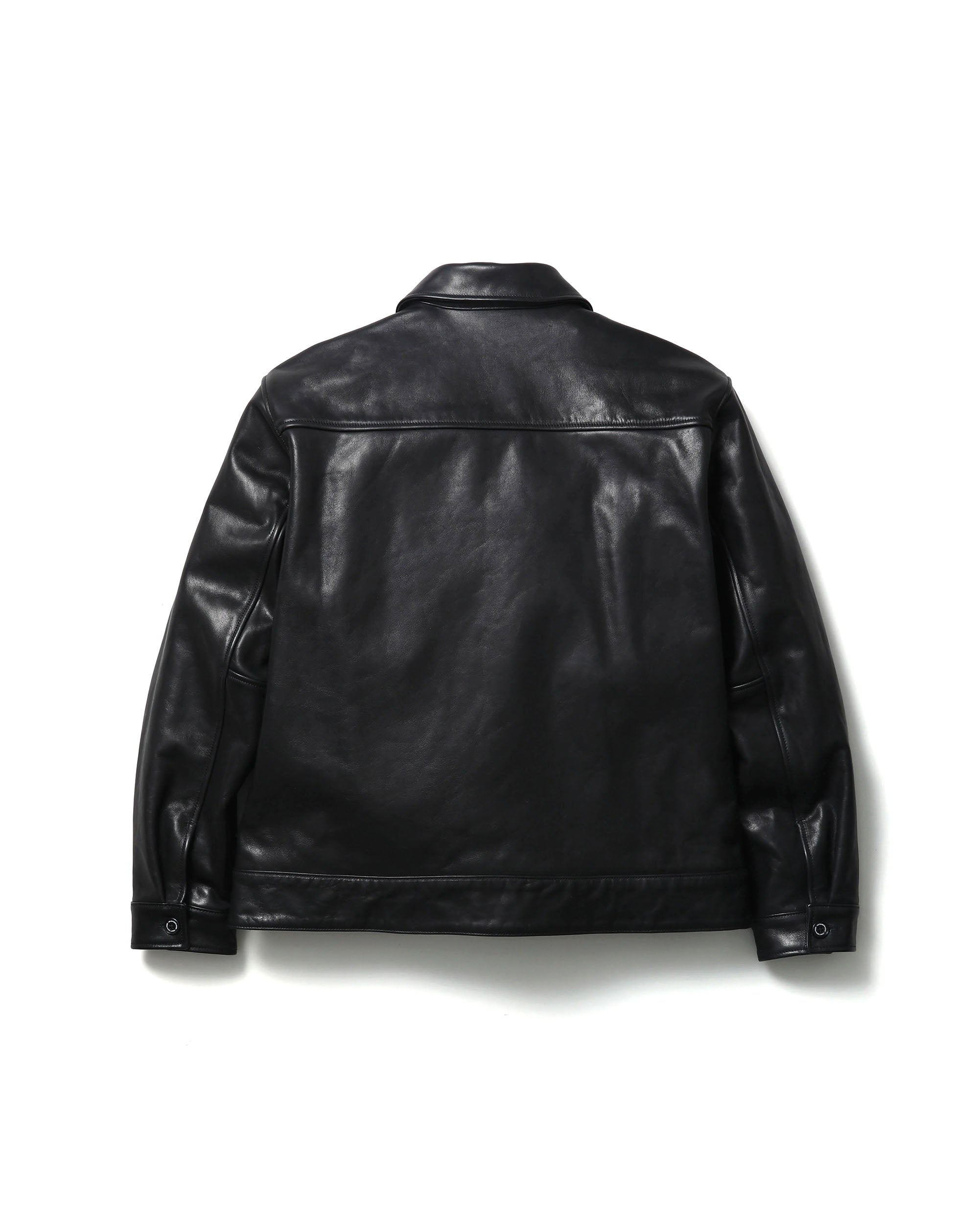 Neighborhood Leather Sports Jacket - Black - Premium Leather
