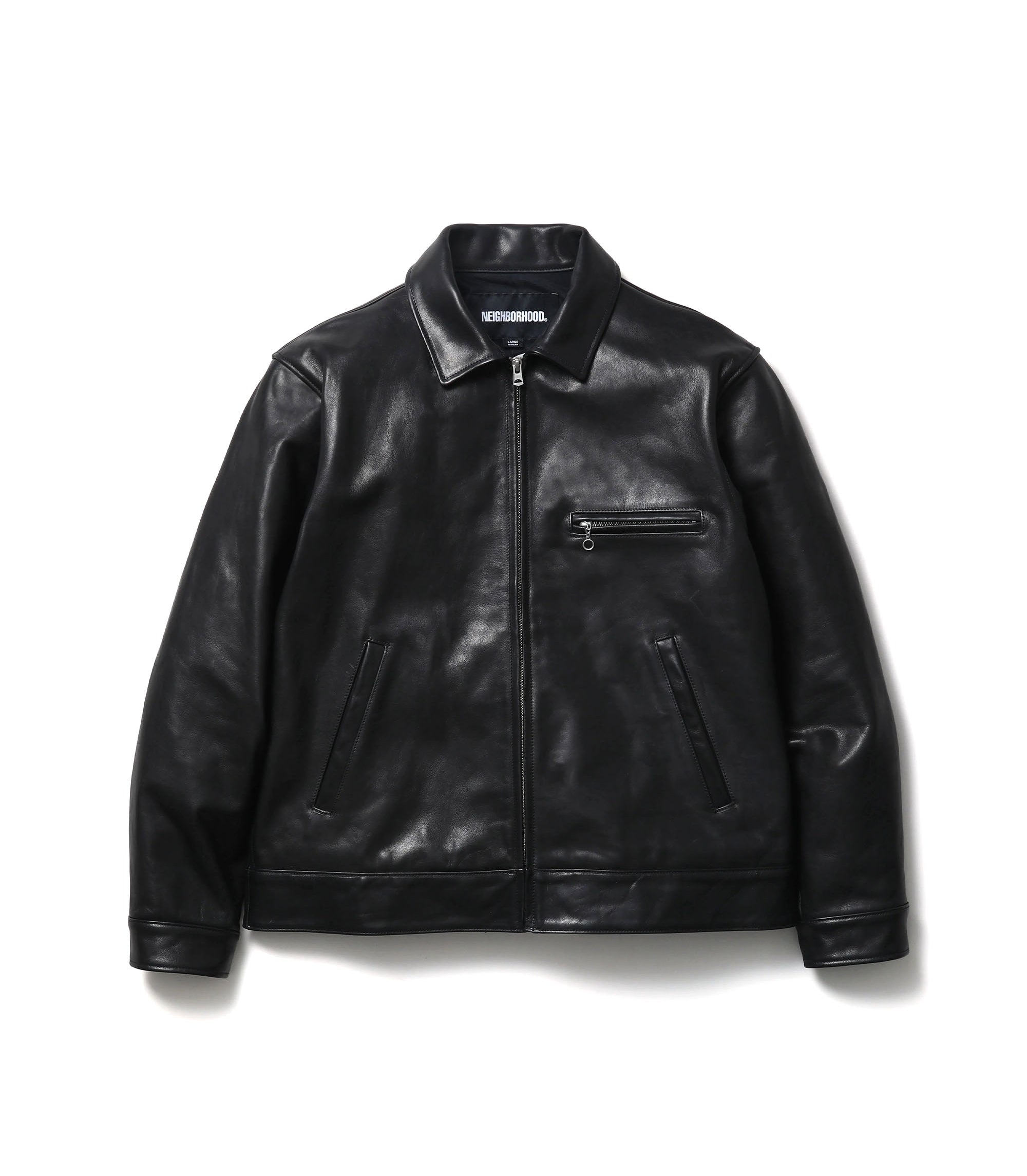 Leather Sports Jacket - Black